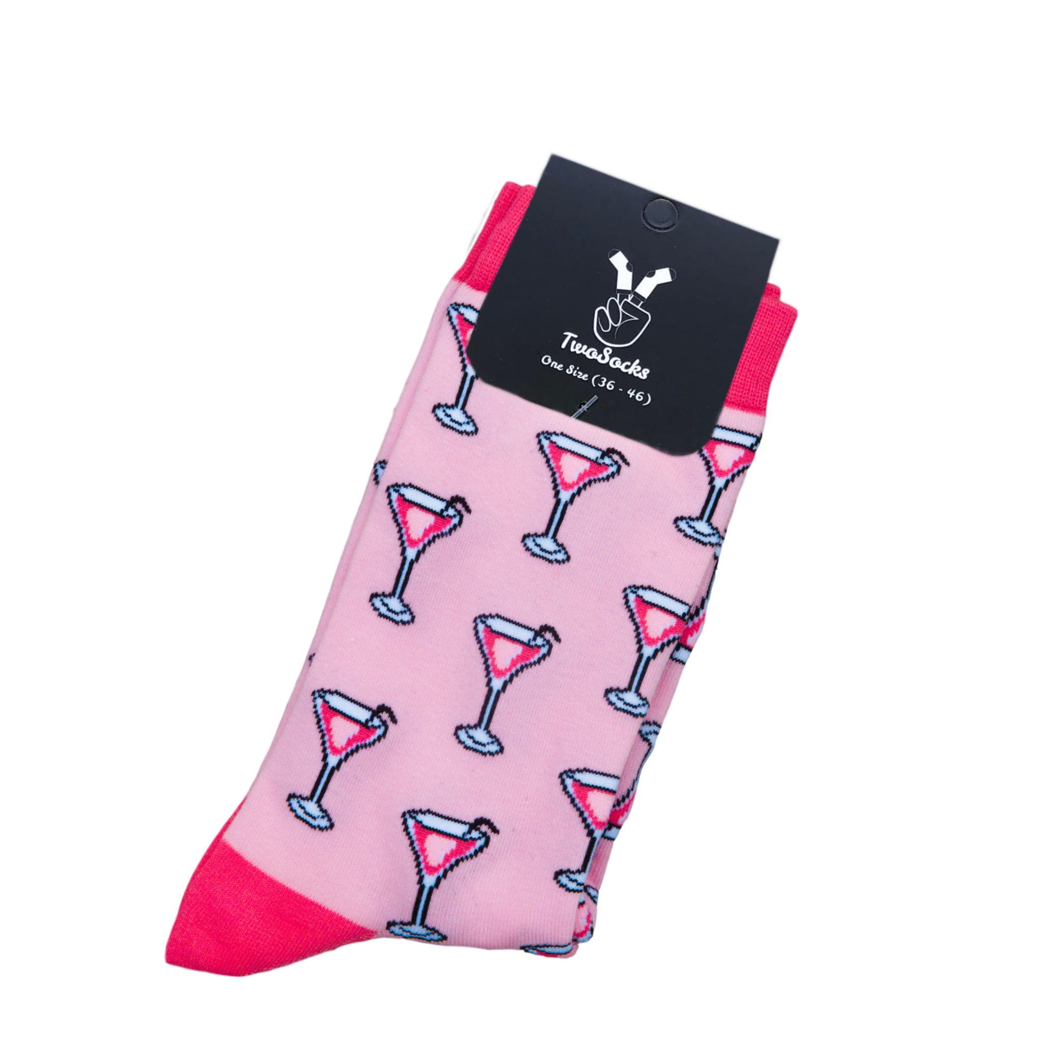 TwoSocks Freizeitsocken Cocktail Socken Einheitsgröße Damen & lustige Herren, Socken