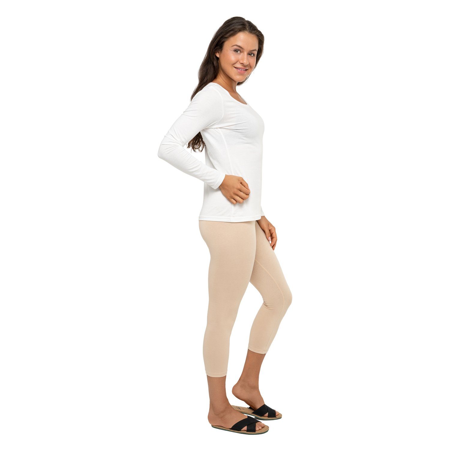celodoro 3/4-Leggings Damen Leggings (3/4 Capri) günstig online kaufen