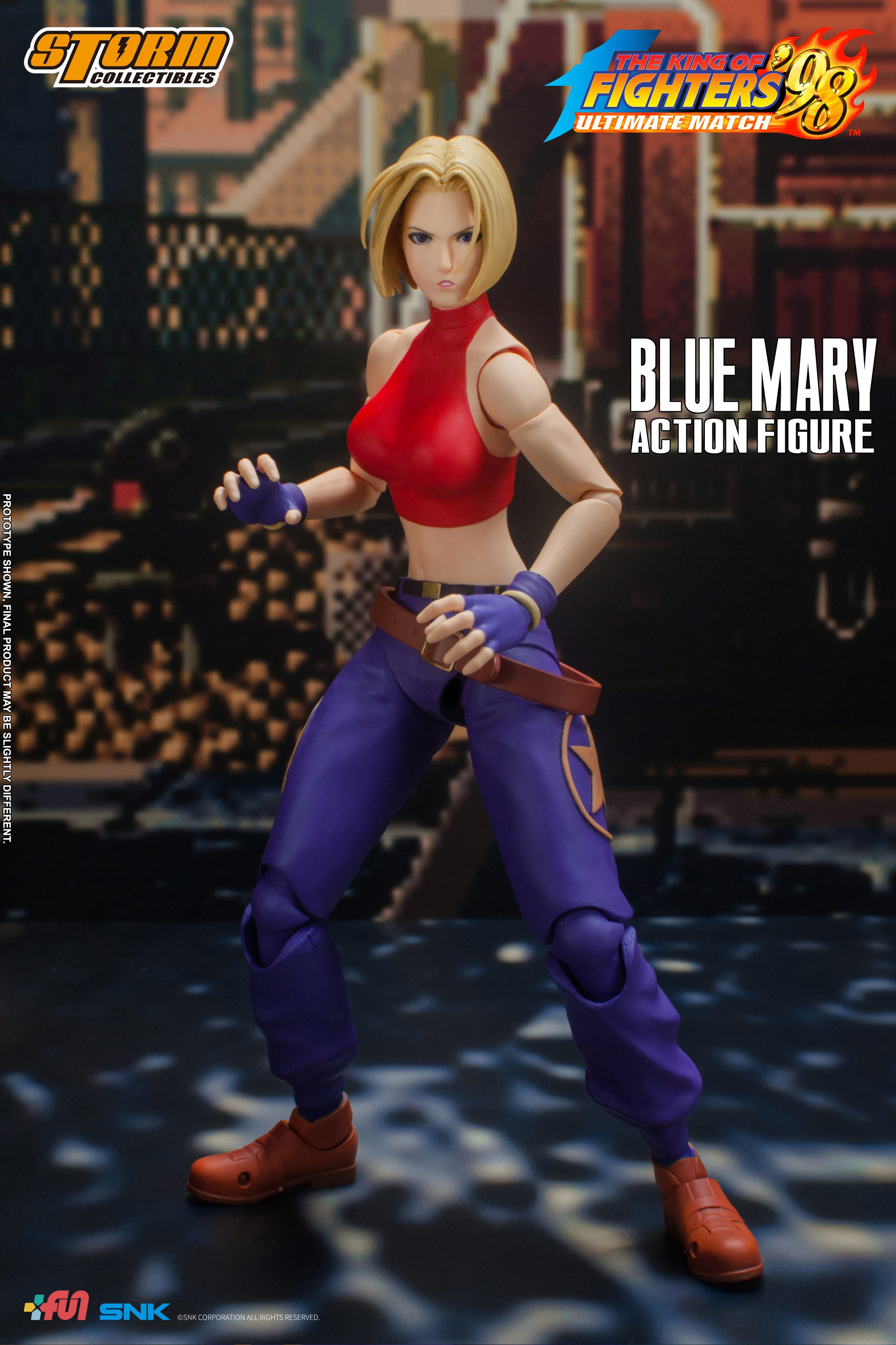 Storm Collectibles Actionfigur STORM COLLECTIBLES KING OF FIGHTERS 98 BLUE MARY 1/12 ACTIONFIGUR