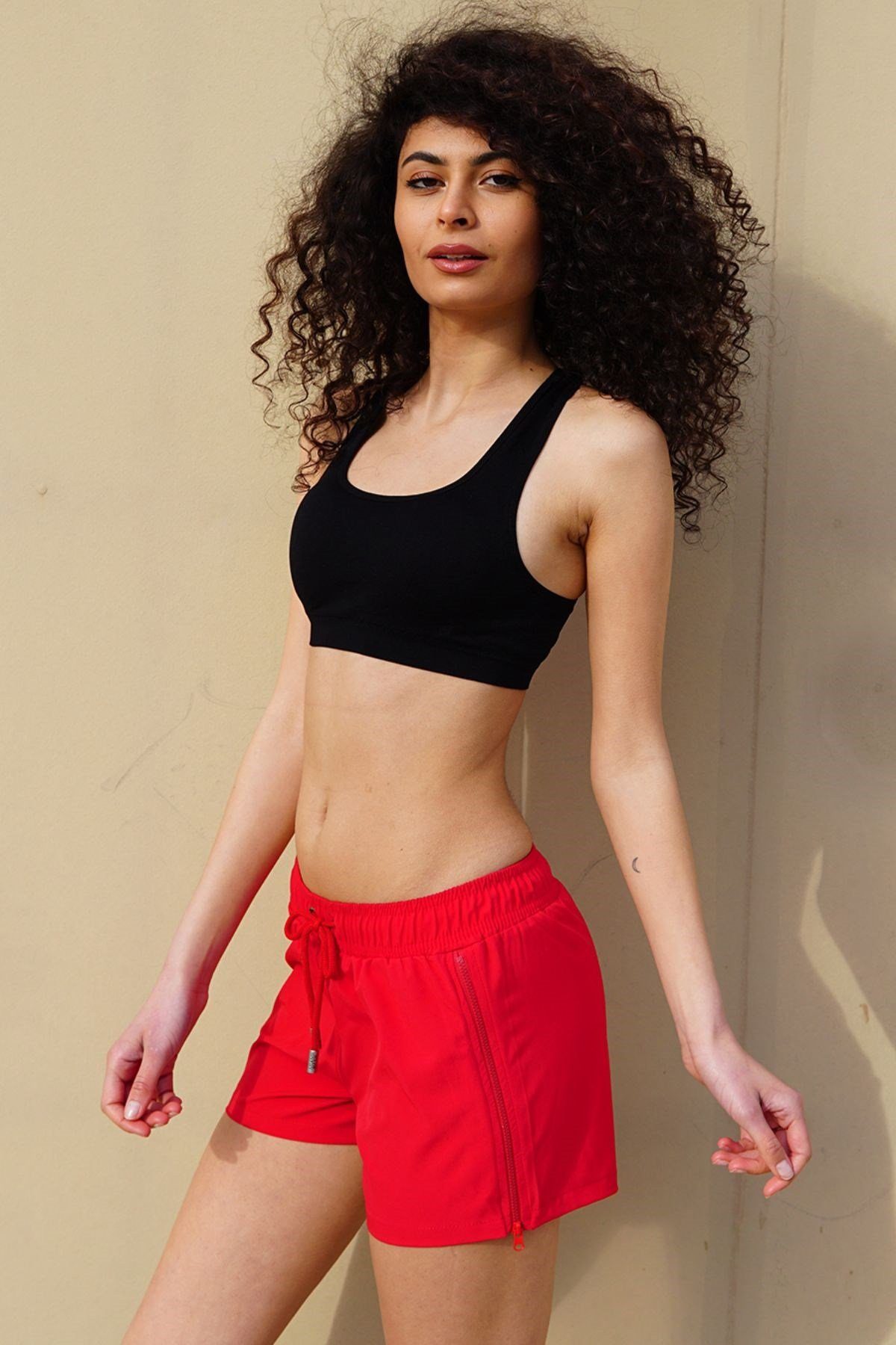 C&CITY Shorts Damen Lycra Seitenreißverschluss Badehose günstig online kaufen