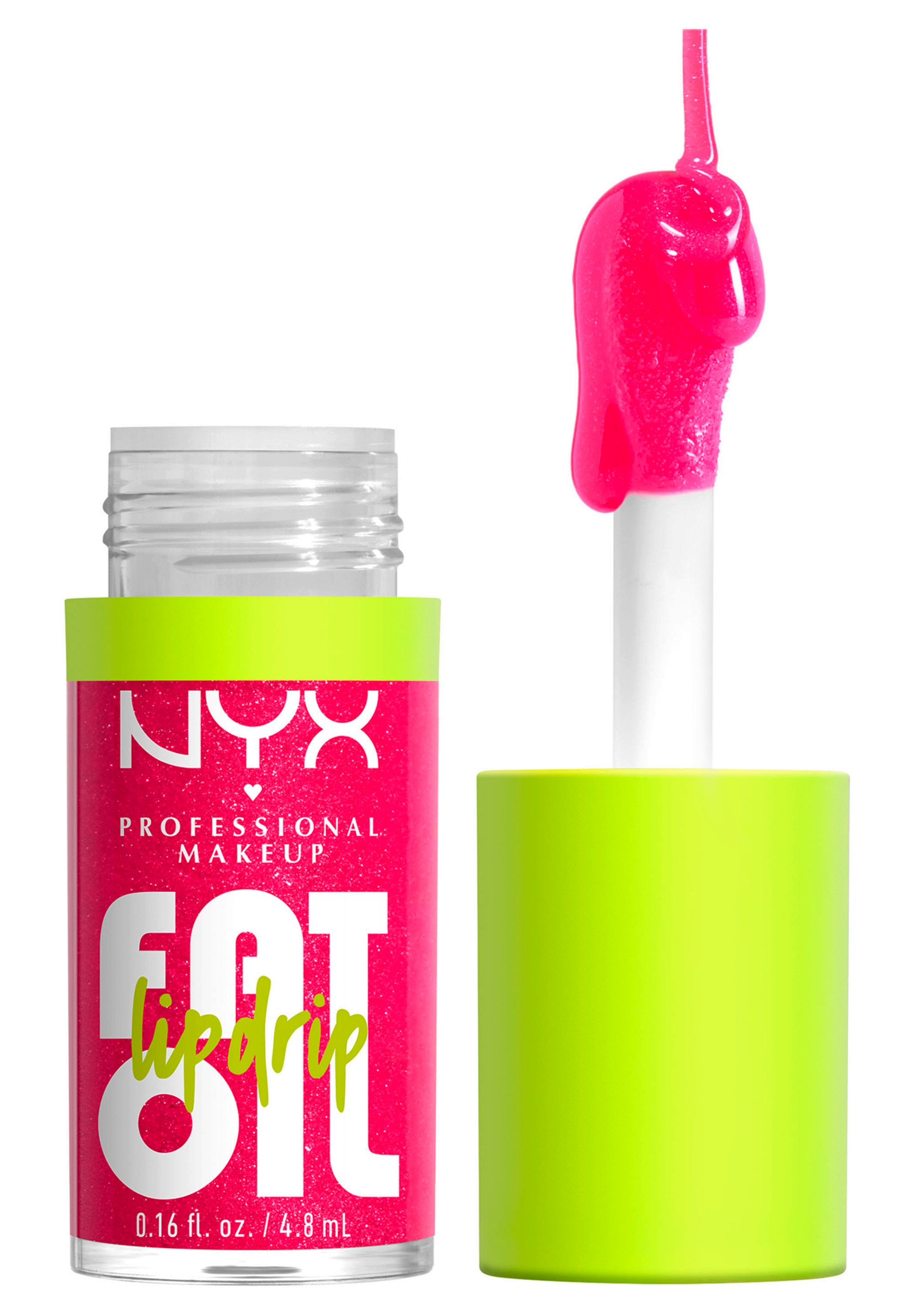 NYX PROFESSIONAL MAKEUP Lipgloss FAT OIL LIP DRIP, ein intensiv-schimmerndes Finish