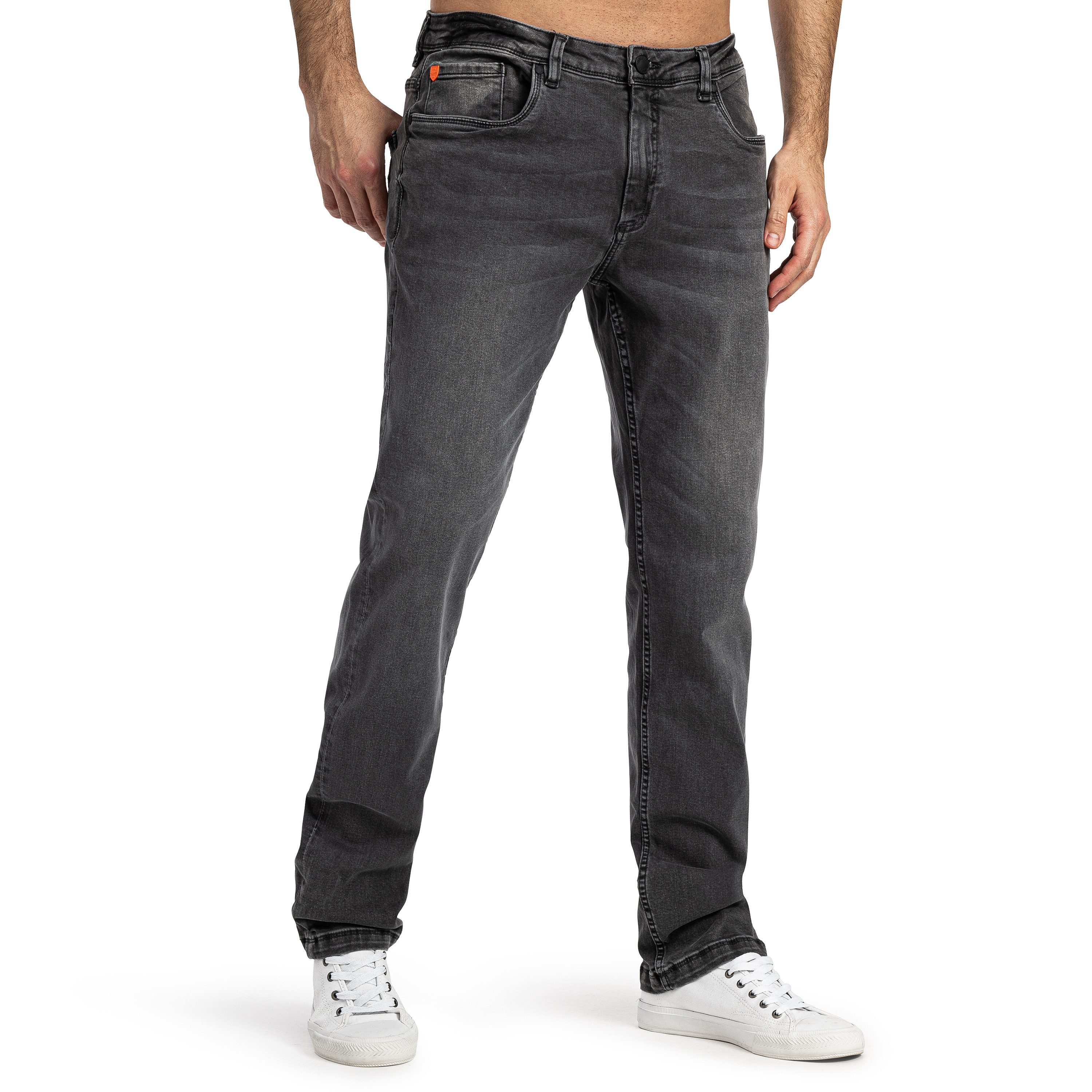 SUBLEVEL Slim-fit-Jeans Herren Jeans Slim Straight Fit Stretch Hose Flexible 5 Pocket, mit stretch Anteil
