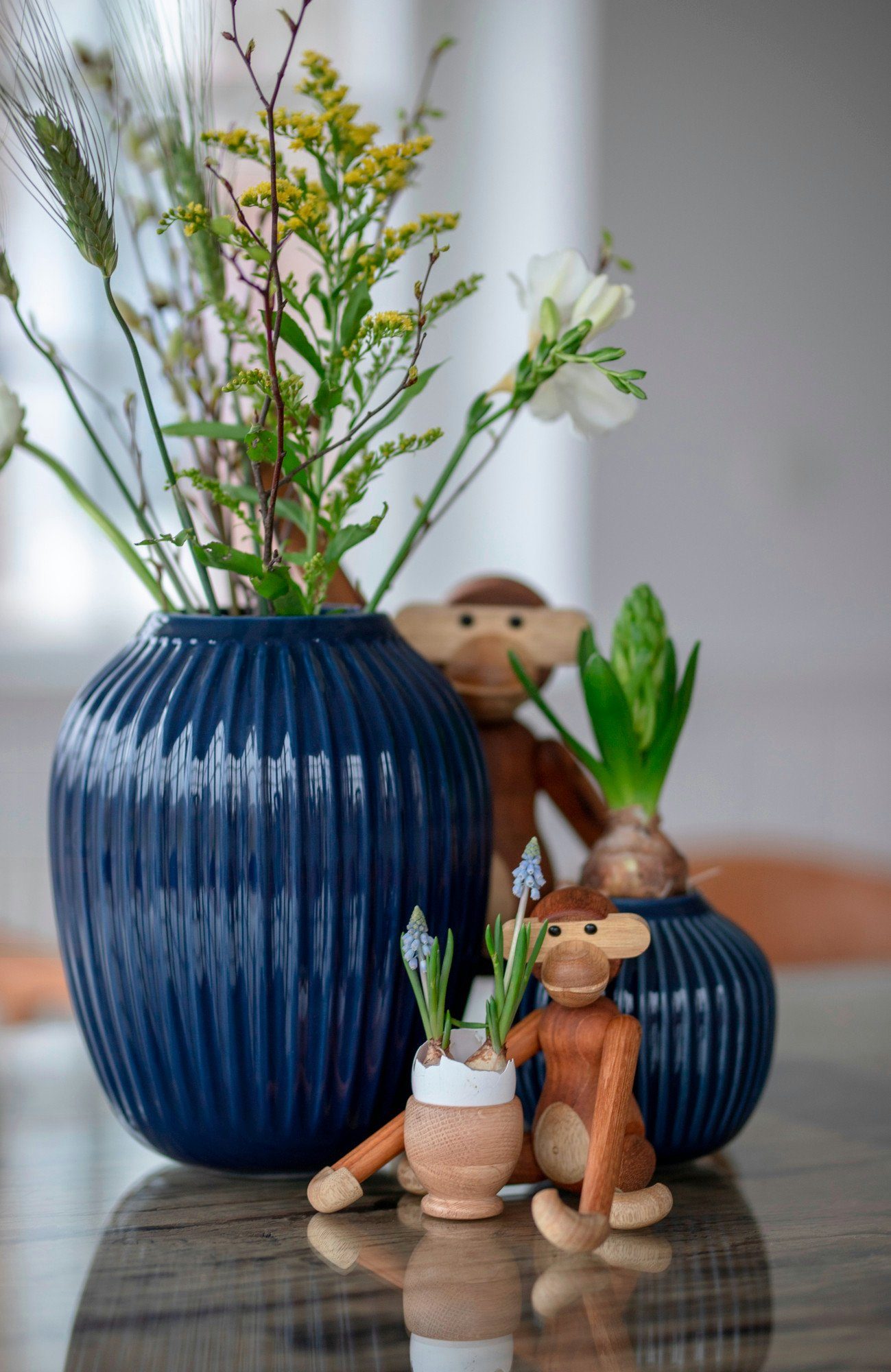 KAY BOJESEN Denmark Dekofigur Kay Bojesen Affe mini teak/limba – Bild 3 von 5