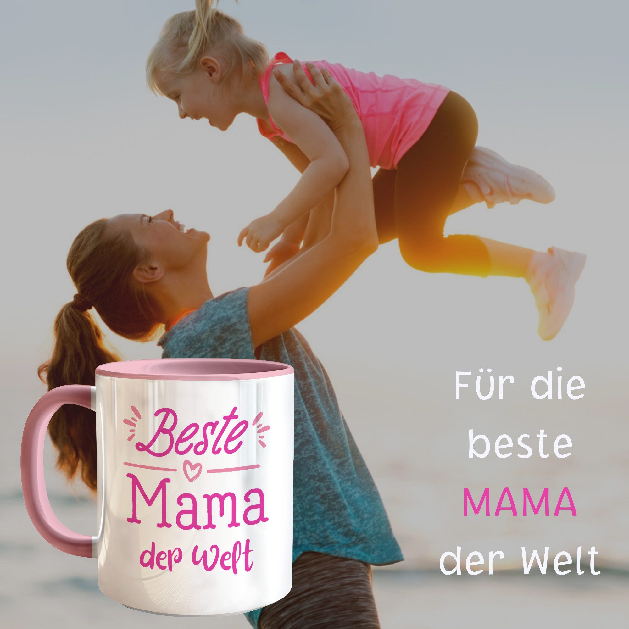 Giftandprint Tasse Beste Mama der Welt Geschenke für Mama Geburtstag Muttertagsgeschenk, Keramik Tasse für Mutter -Tag – Bild 4 von 5