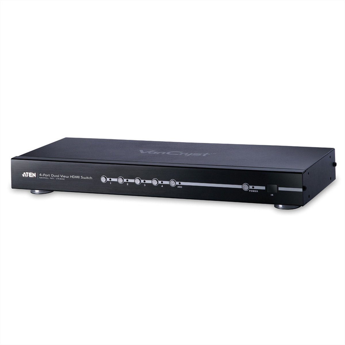 VS482 Dual-View-HDMI-Switch mit 4 Ports Audio- & Video-Adapter