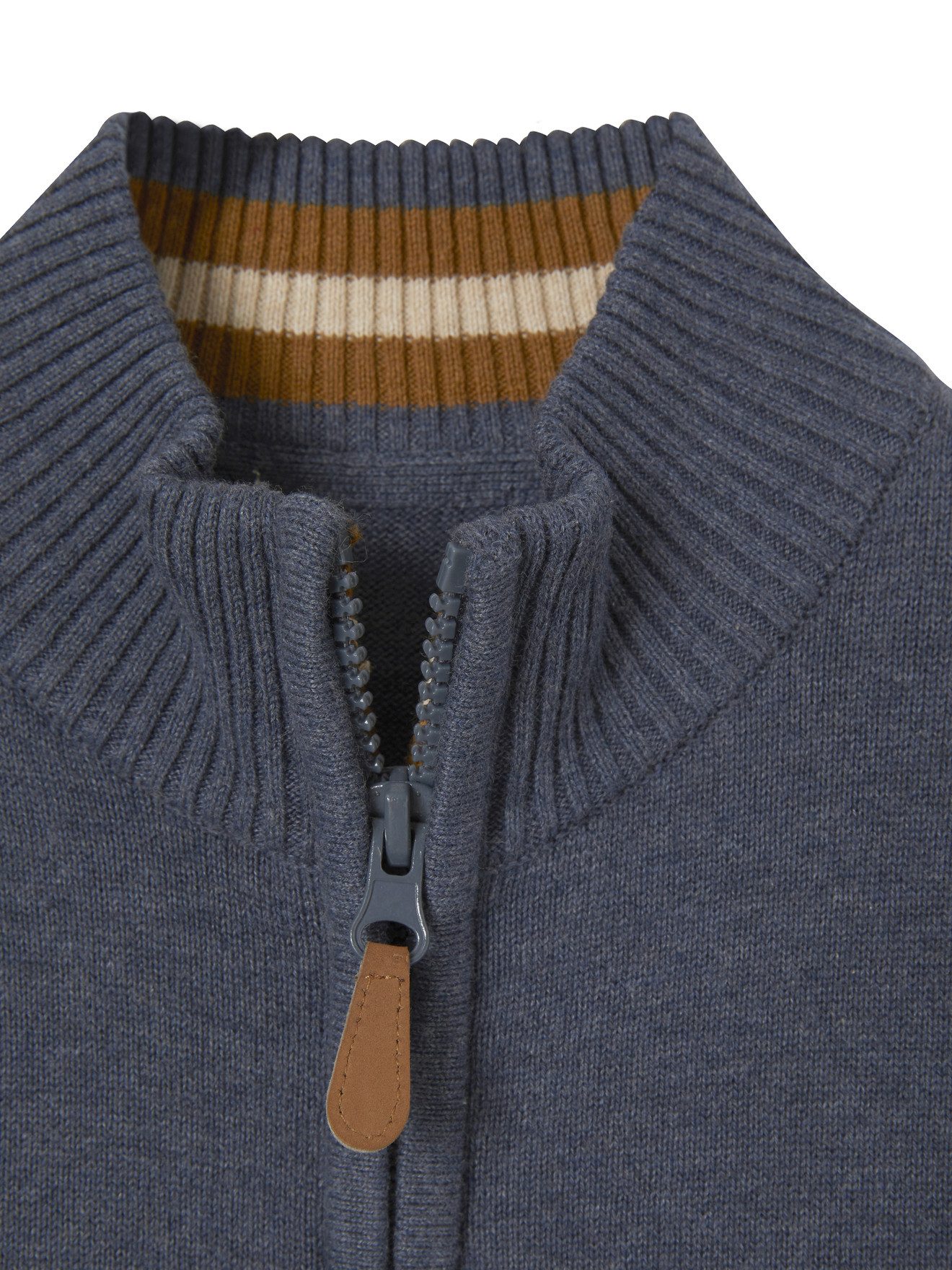vertbaudet Cardigan Jungen Cardigan, Stehkragen