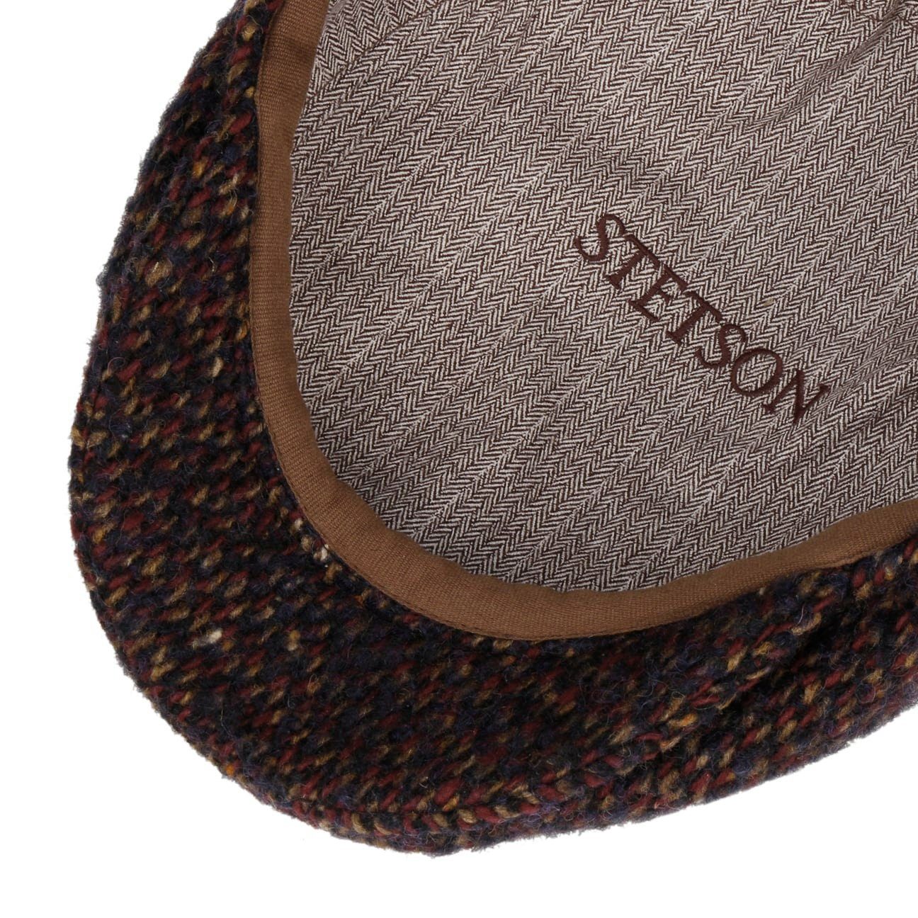 Stetson Flat Cap (1-St) Schirmmütze mit Schirm, Made in the EU