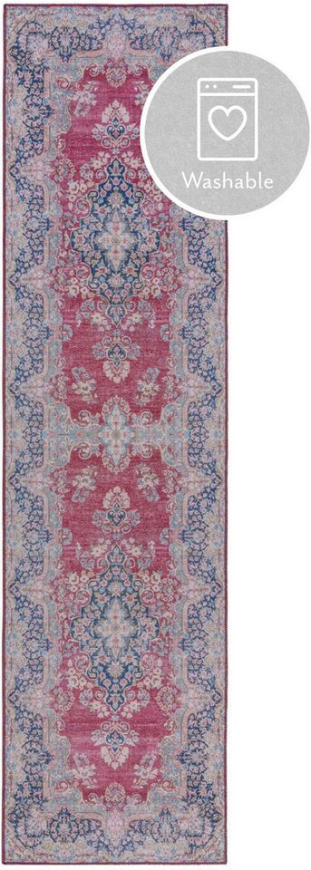 Läufer Colby, FLAIR RUGS, rechteckig, Höhe: 7 mm, fußbodenheizungsgeeignet,  Orient-Optik, Vintage Design, Läufer