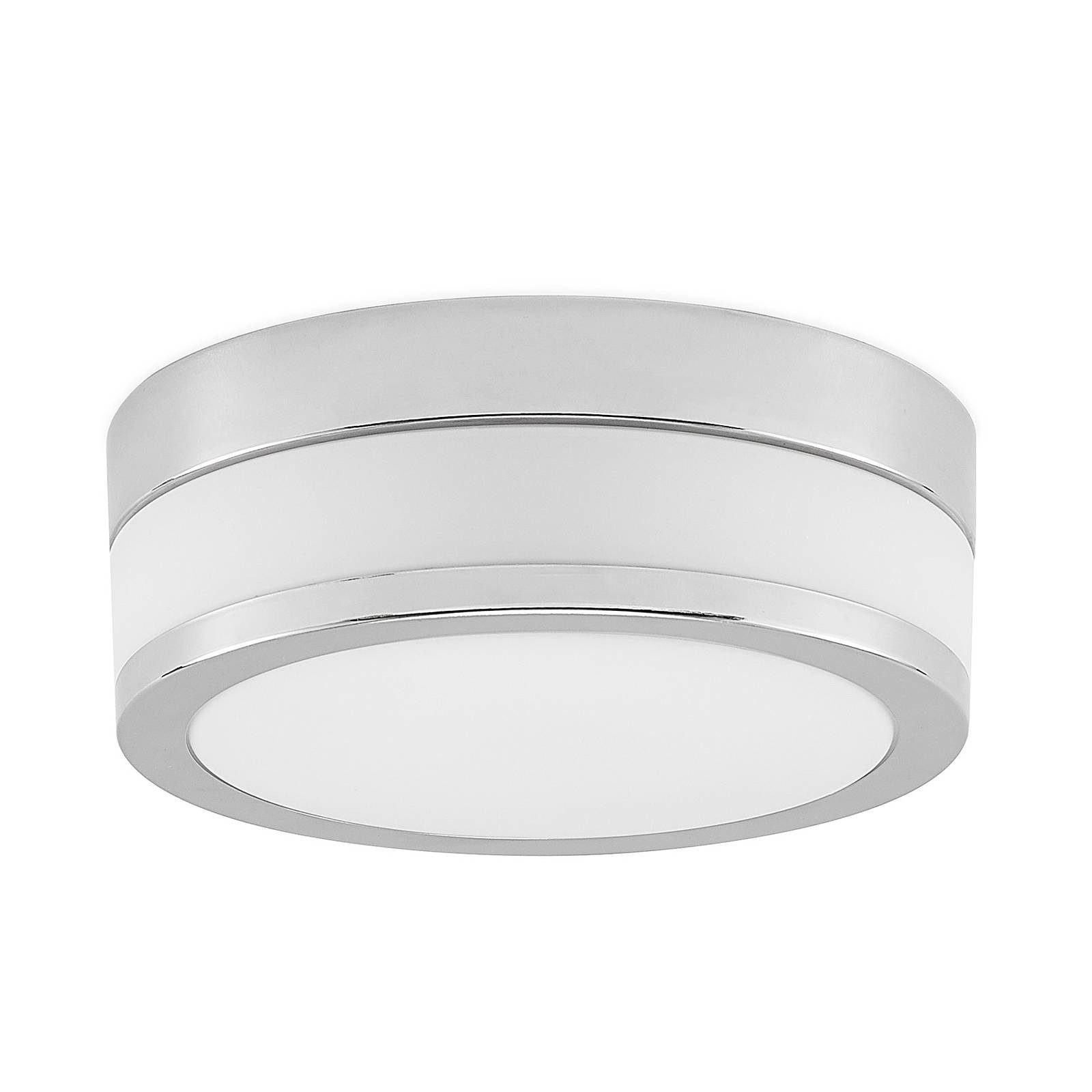 Lindby Deckenleuchten Flavi, Glas Chrom IP44, 2 x 15 W LED