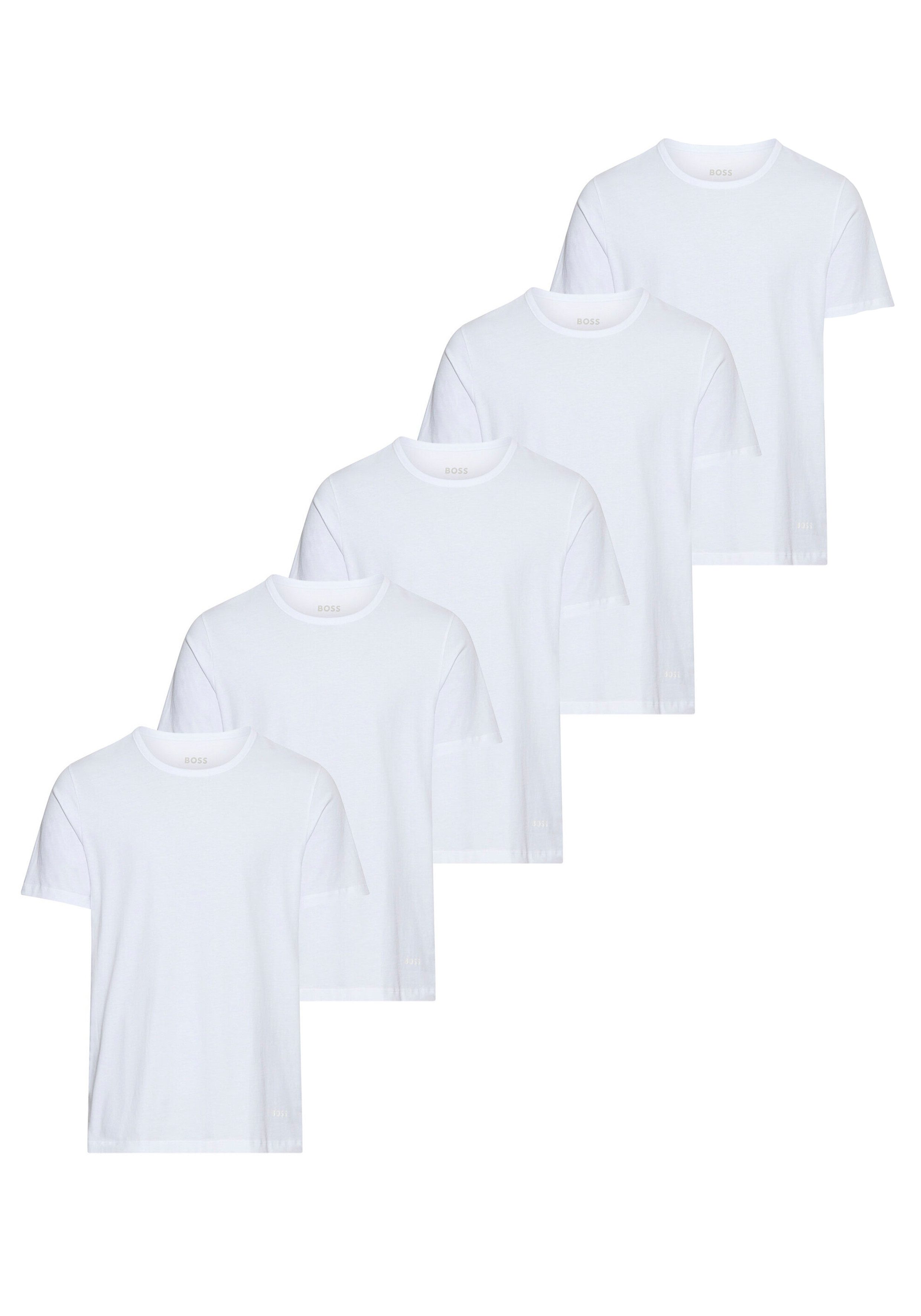 BOSS T-Shirt 5P Authentic (5-tlg) Basic, günstig online kaufen