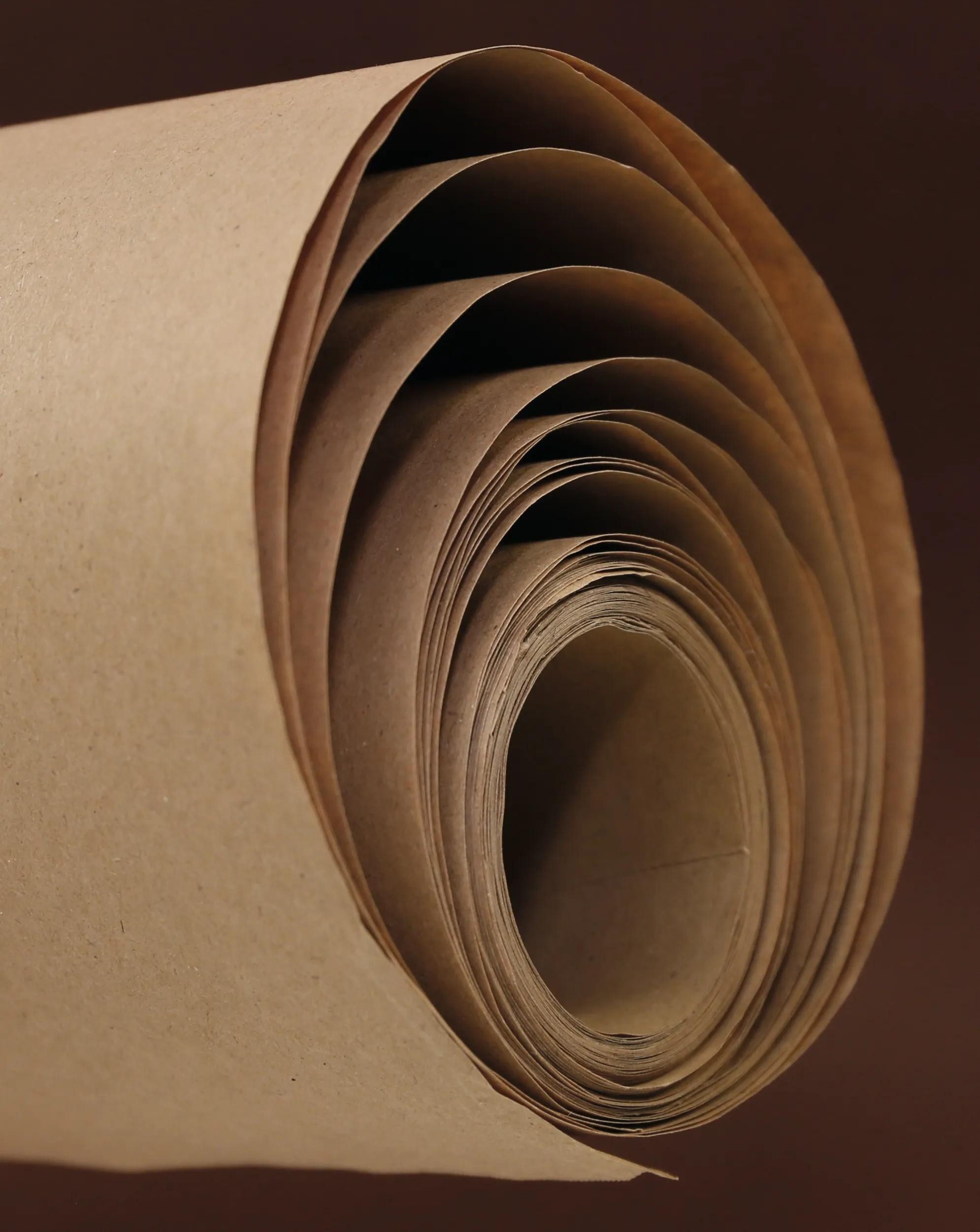 Rhodia Zeichenpapier 15x RC Kraftpapier braun 70g Rolle 10x1m Kartonbraun 395071C, Geschenkpapiere und Verpackung