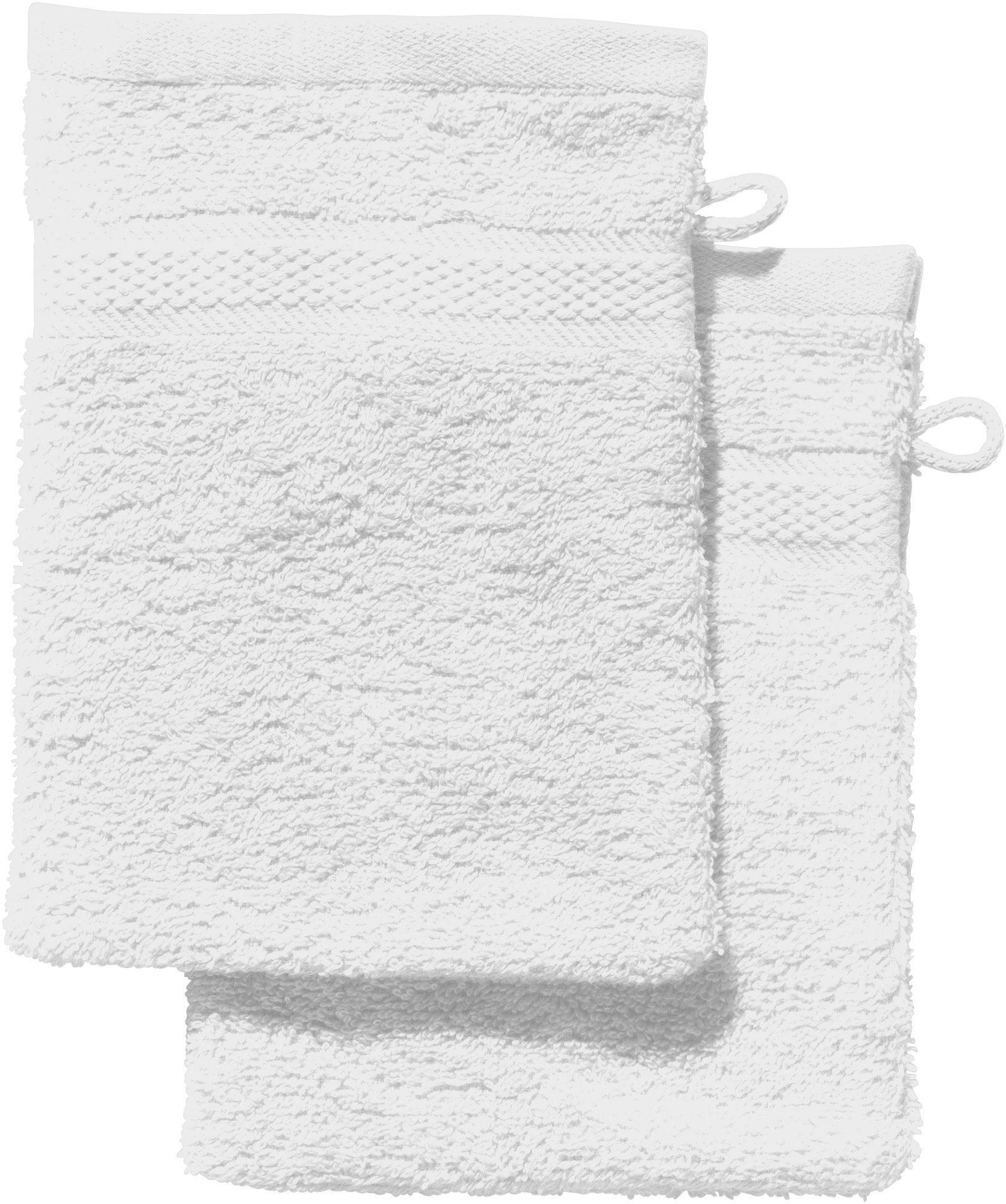 REDBEST Waschhandschuh Waschhandschuh "Chicago" 2er-Pack, Frottier, Walk-Frottier Uni