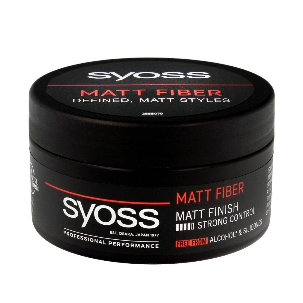 Syoss Haarwachs Matt Hair Styling Fiber Paste Medium Matt Effekt 100ml