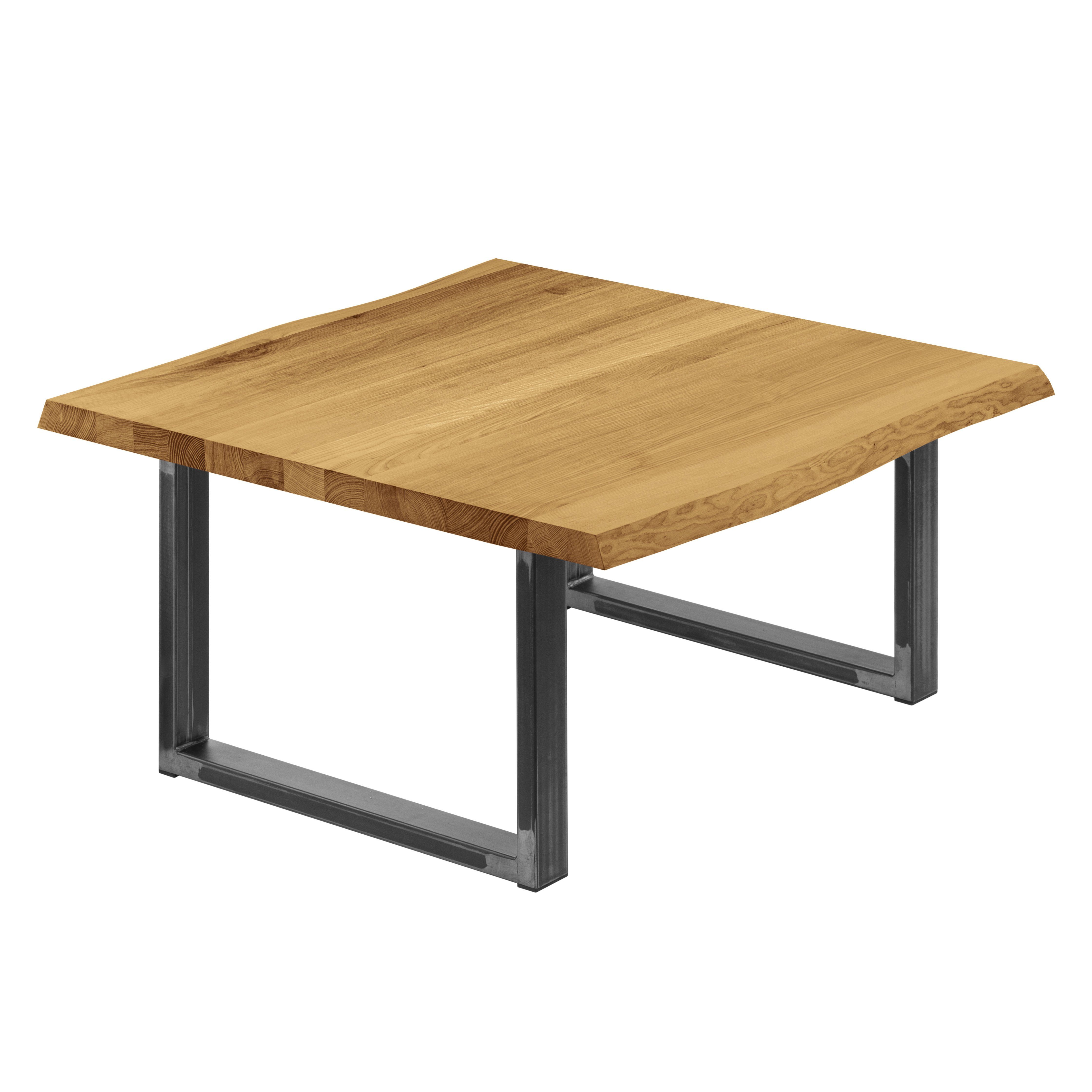 LAMO Manufaktur Baumkantentisch Loft Esstisch Massivholz günstig online kaufen