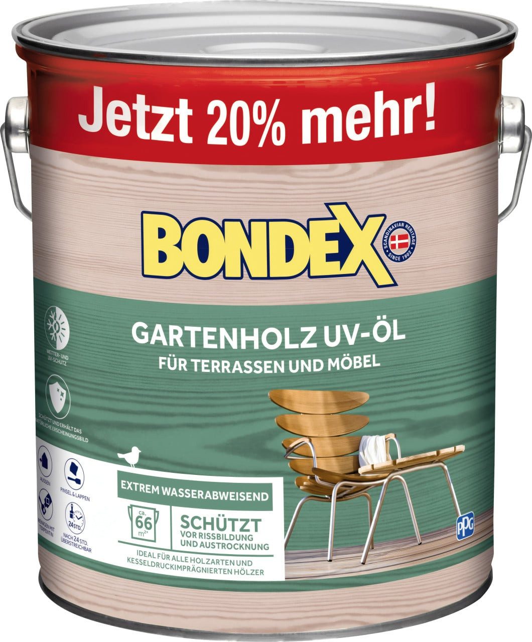 Bondex Hartholzöl Bondex UV-Schutz-Öl Gartenholz UV-Öl 3 L farblos