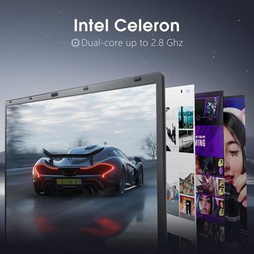 SGIN Notebook (Intel Celeron, ‎Intel Celeron, 512 GB SSD, Celeron Quad-Core Up to 2.8 GHz, 2.4/5.0G WiFi Bluetooth 4.2 512 GB TF)
