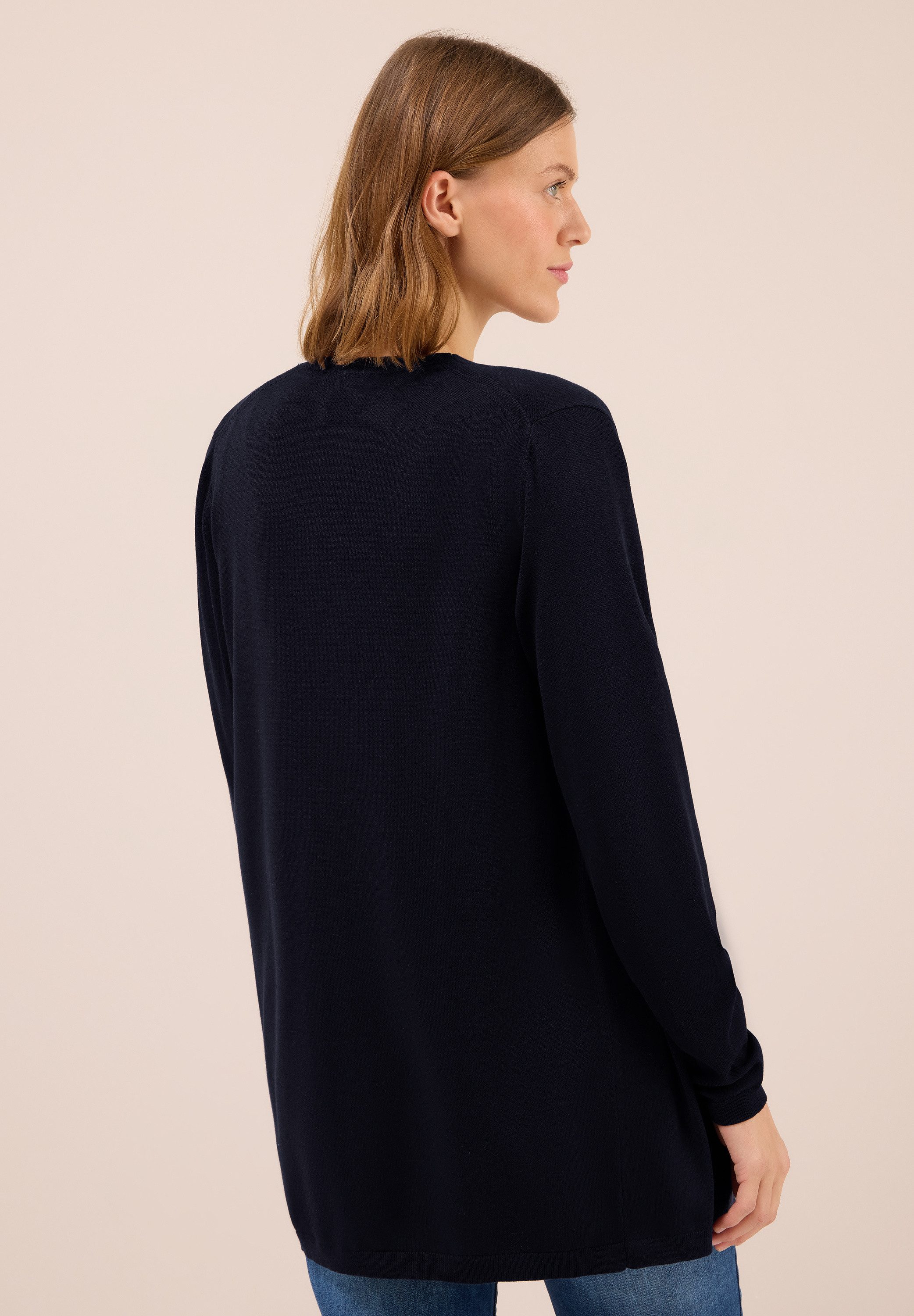 CECIL Longstrickjacke im soften Baumwoll-Mix