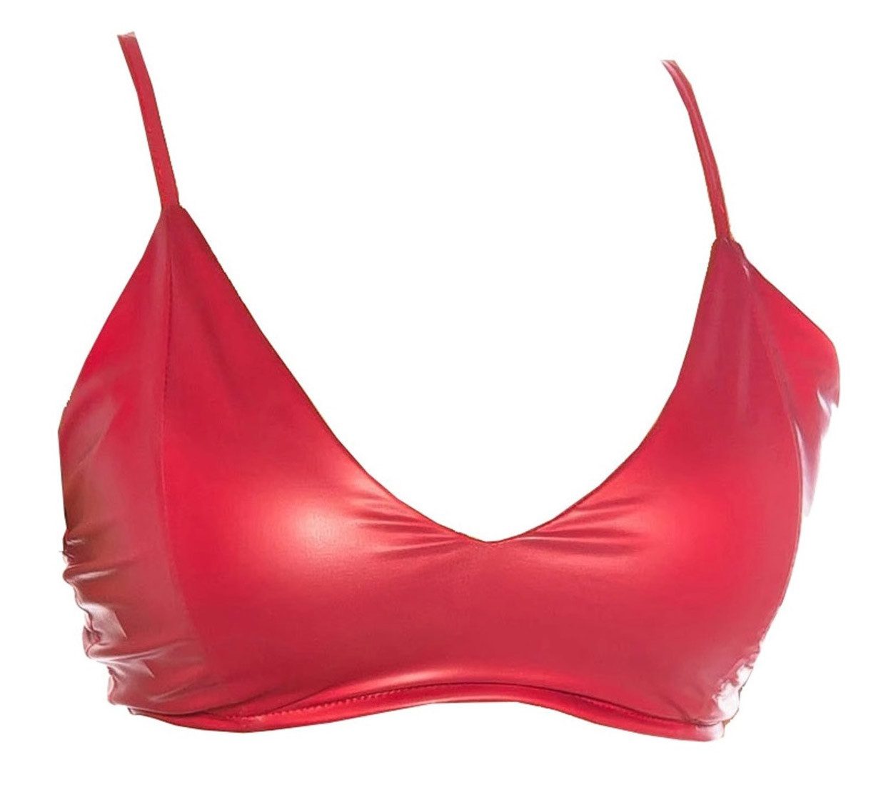 Koucla Crop-Top Wetlook Crop Top/Bustier, Clubwear günstig online kaufen