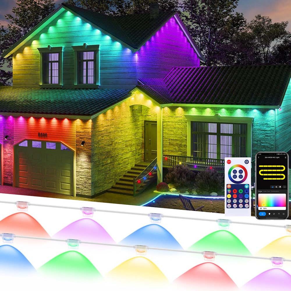 Rosnek LED Stripe RGB Lichtstreifen Außen günstig online kaufen