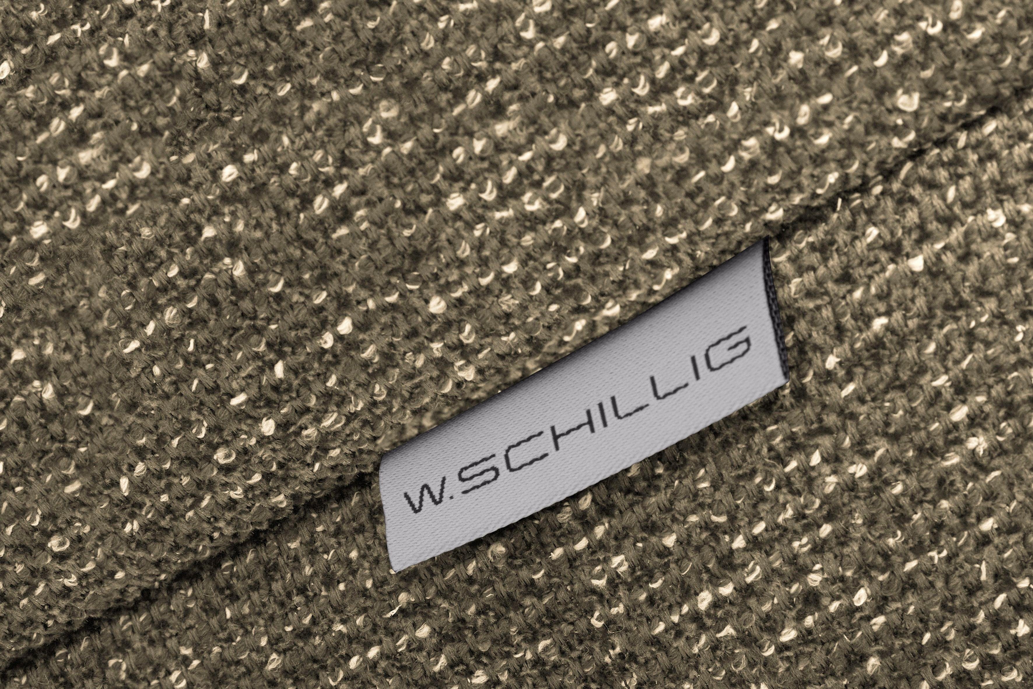 W.SCHILLIG German finn, 2016, cm 210 Fußgestell Chrom Award glänzend, Design Breite 2-Sitzer