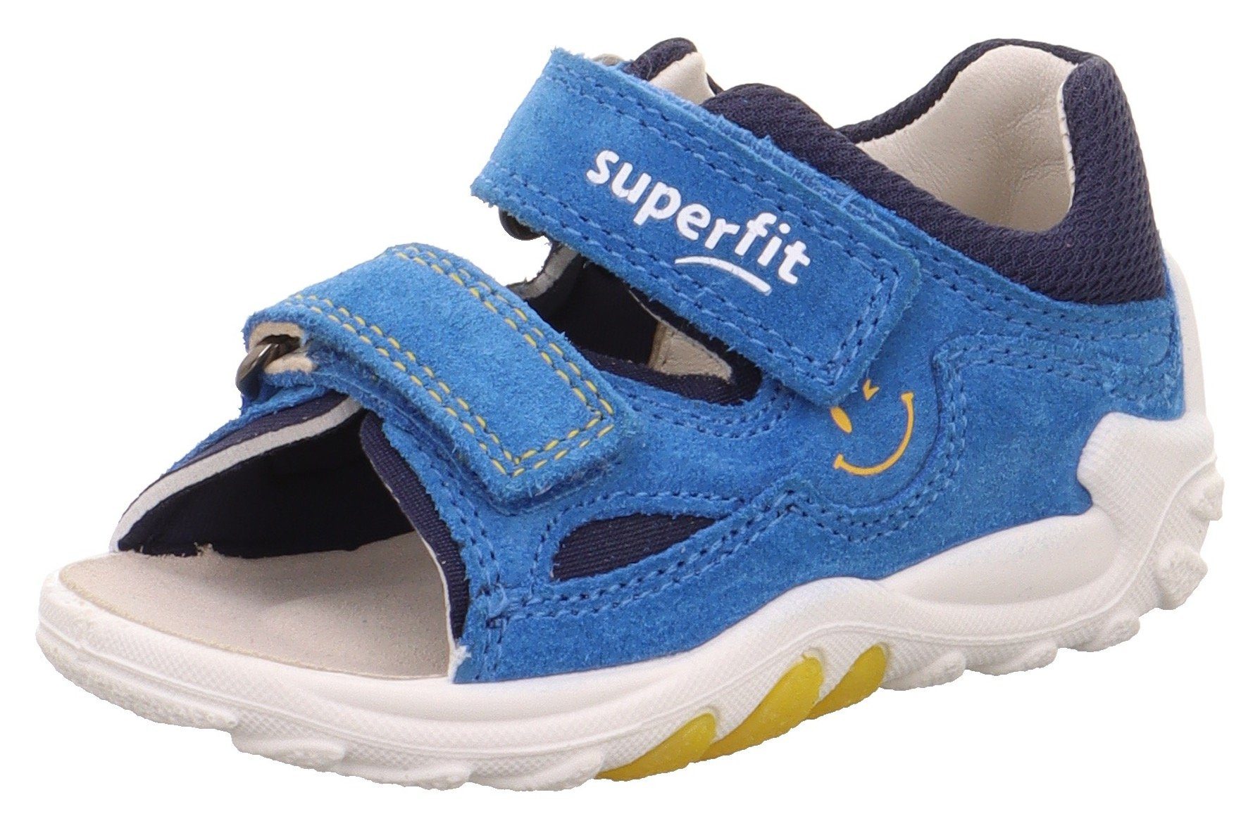 Superfit FLOW WMS: Mittel Sandale, Sommerschuh, Klettschuh, Freizeitsandale, mit Klettverschluss