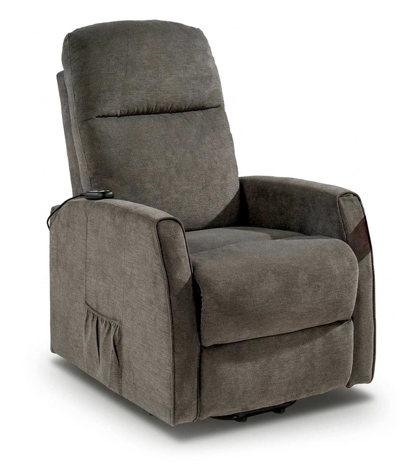 Femo Trade Relaxsessel FM-5202L, Taupe, Mikrofaser, Aufstehhilfe, Relaxfunktion, mit Motor, B 69 x H 106 x T 86 cm