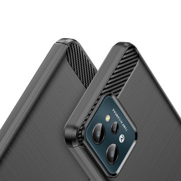 cofi1453 Handyhülle Silikon Hülle für Realme C31 Schwarz 6,5 Zoll, Case Cover Schutzhülle Bumper