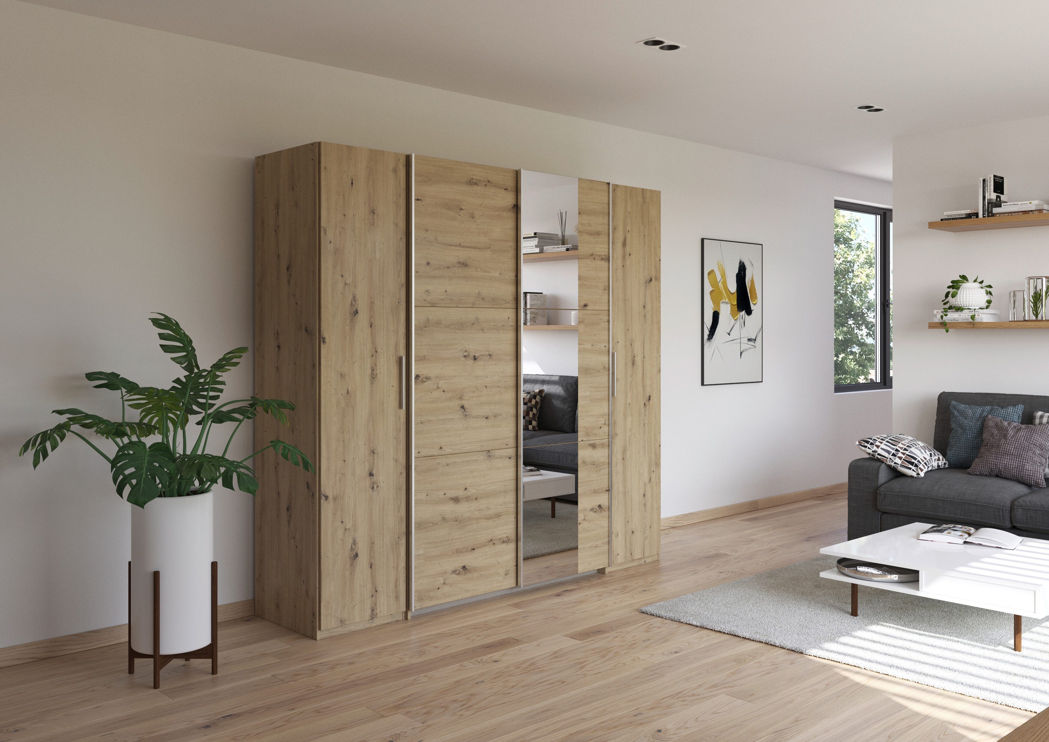 rauch Schwebetürenschrank Kleiderschrank Drehtürenschrank Schrank Garderobe günstig online kaufen