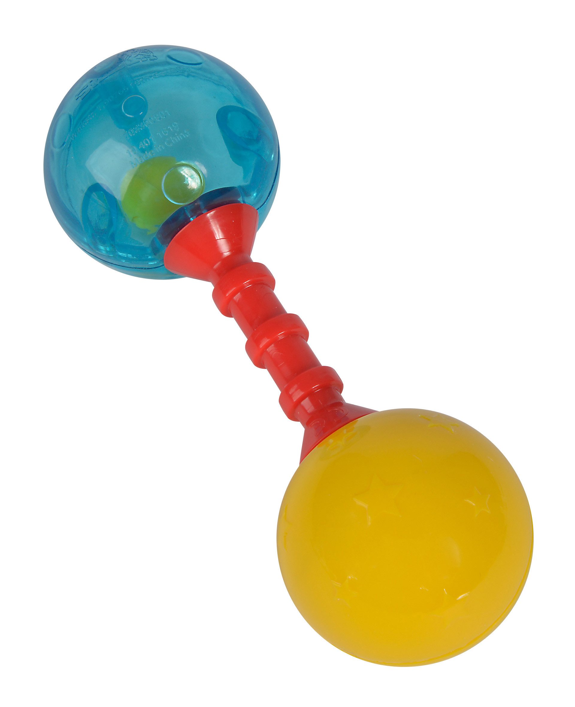 Simba Dickie Stabrassel Rassel ABC Erste Rassel 3fach sortiert