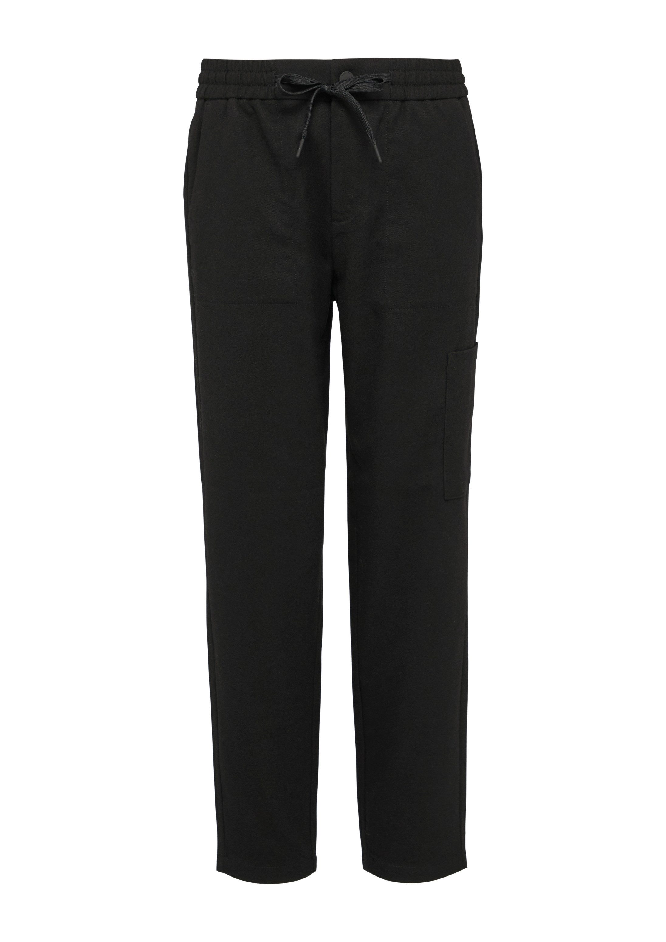 s.Oliver 7/8-Hose Hose Twill-Hose mit Cargotasche und Elastikbund