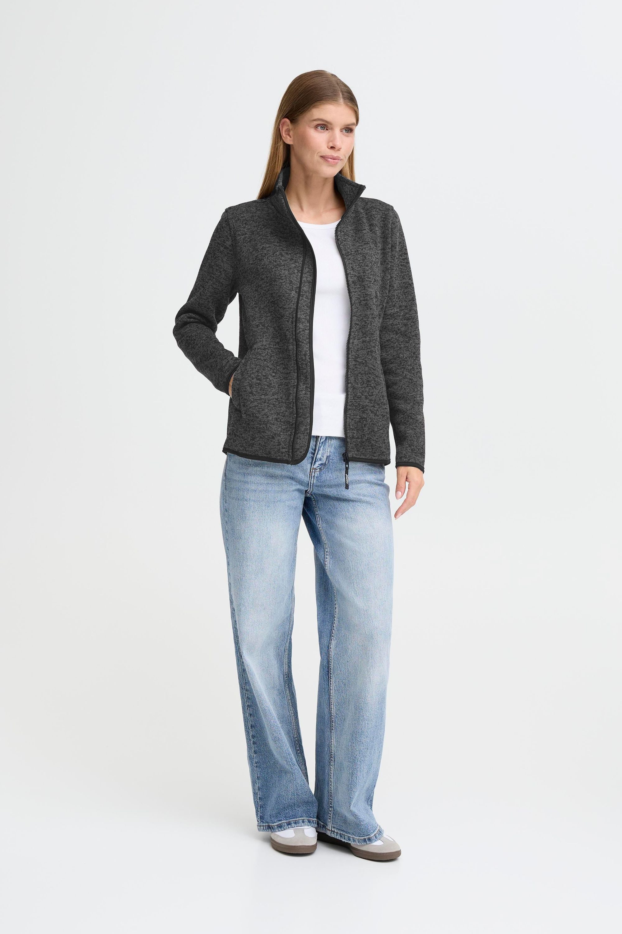 OXMO Fleecejacke OXElfe Gemütliche Fleecejacke