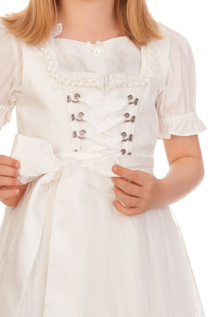 KRÜGER KIDS Dirndl Kinderdirndl 3tlg. - JOANA - ecru