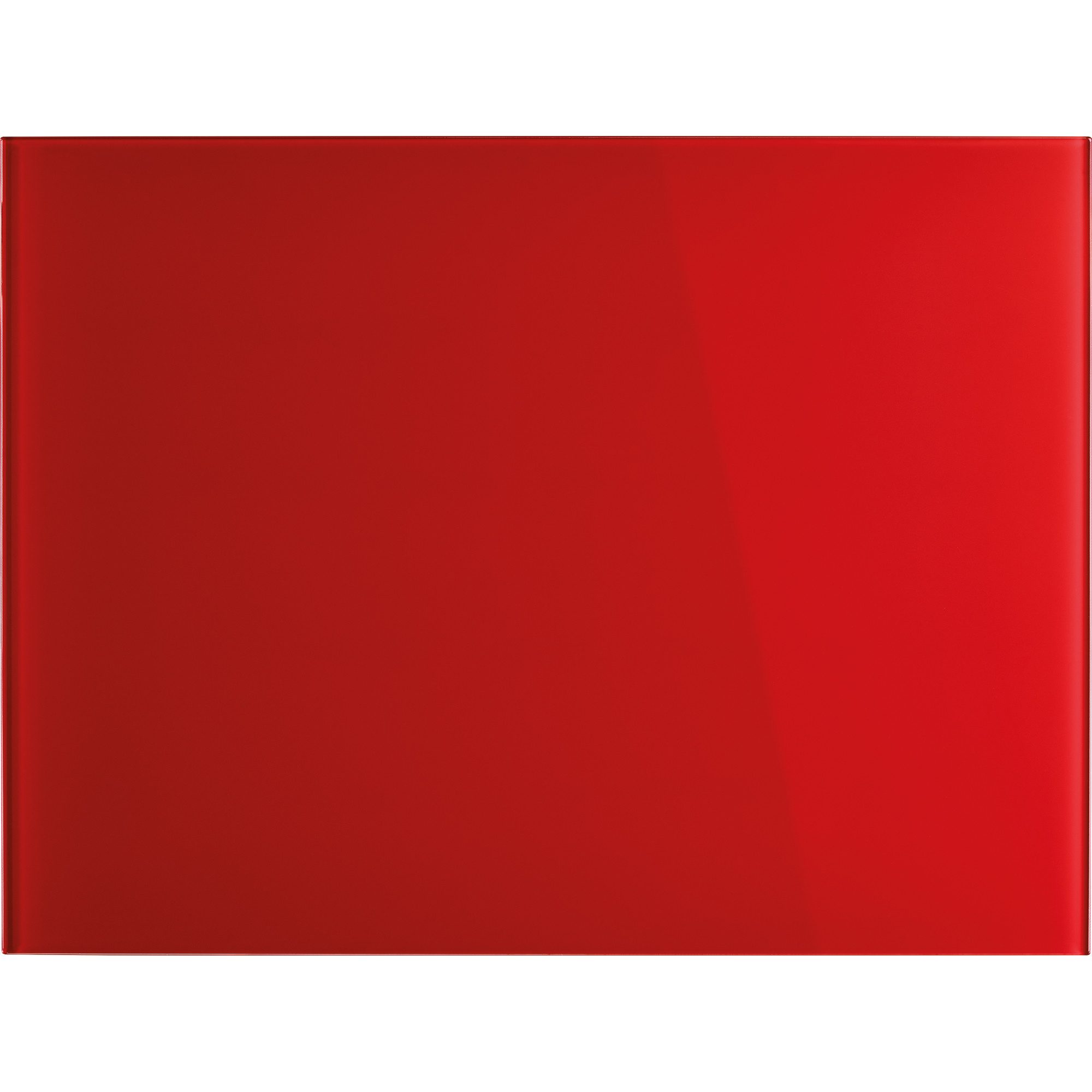 magnetoplan® Wandtafel Design-Glasboards magnetisch 80x60cm rot