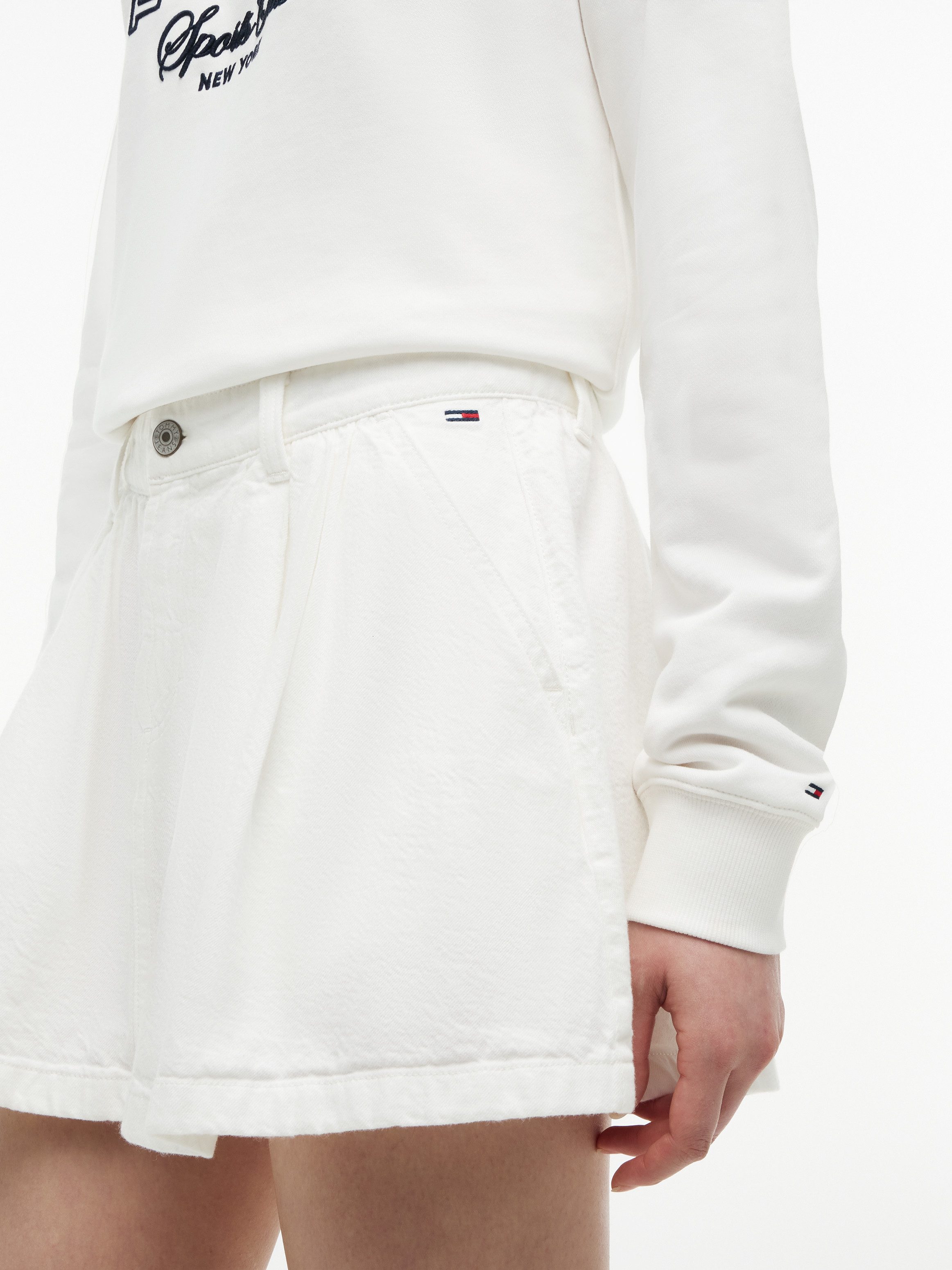 Tommy Jeans Minirock TJW TWILL FLARED MINI SKIRT Baumwollmischung, in ausgestellter Form
