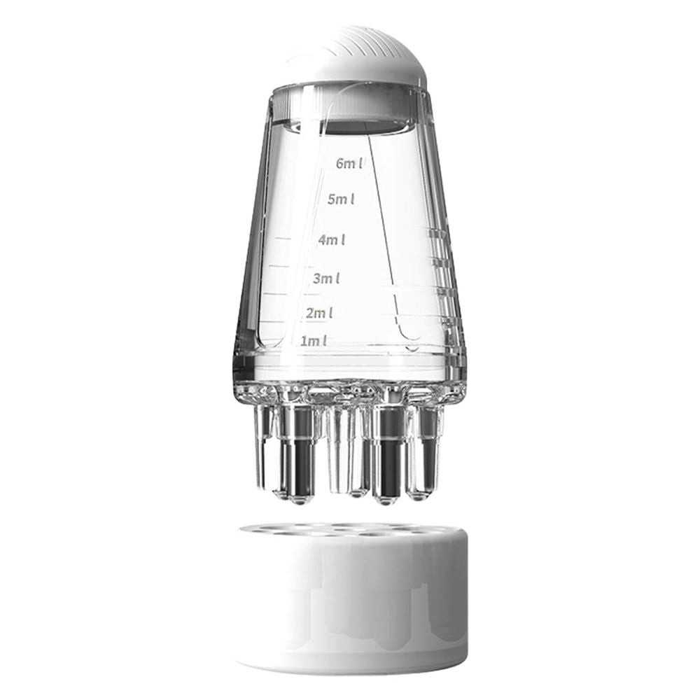 Massageroller 6ml Kopfhaut Roll-On Applikator Bürste Massager Haarwachstum DE.
