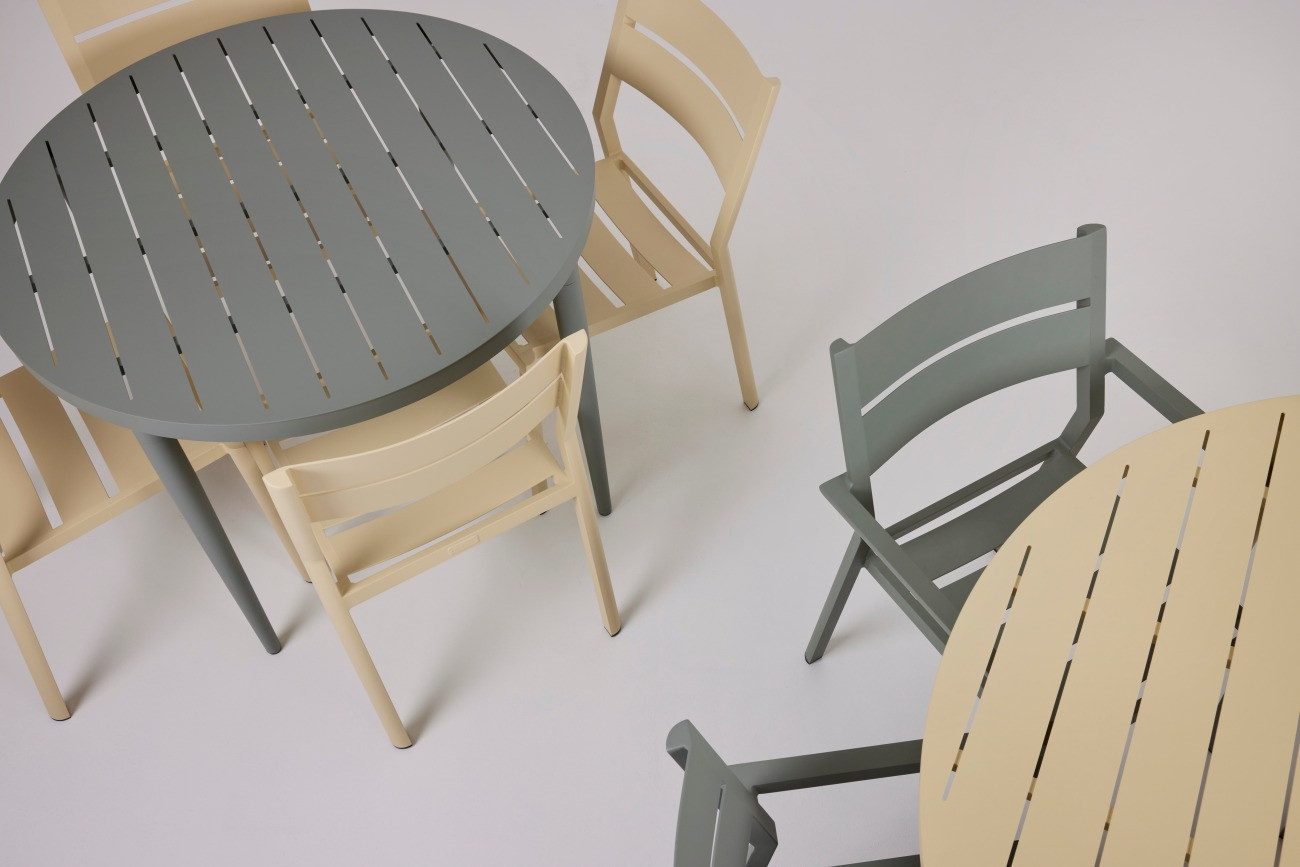 Brafab Esstisch Bigby Ø 100 cm, Hellgrün, Geeignet für 3-4 Personen