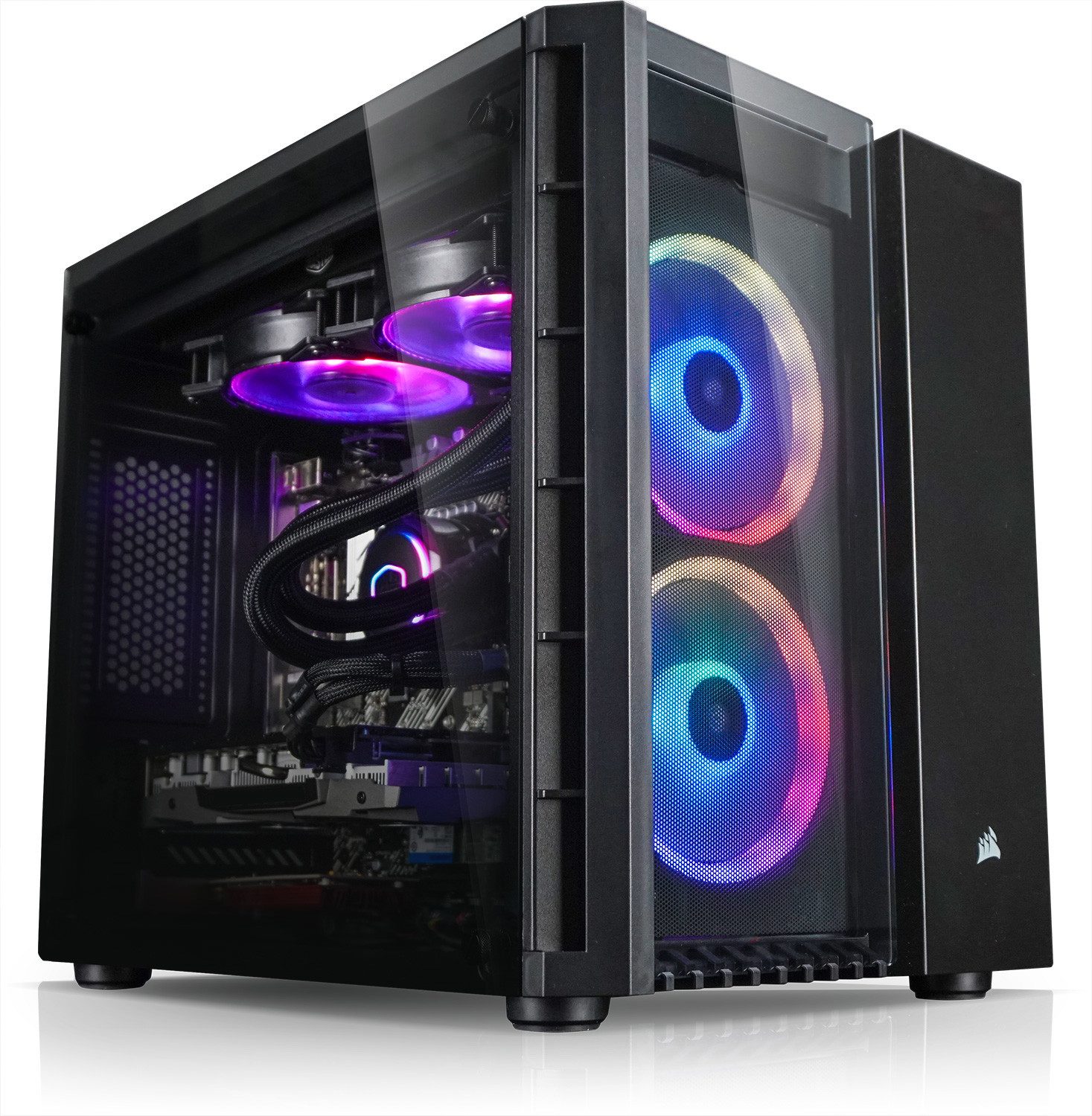 Kiebel Crystal Gaming-PC (Intel Intel Core Ultra 7 265KF, RTX 5070 Ti, 32 GB RAM, 1000 GB SSD, Wasserkühlung, WLAN)