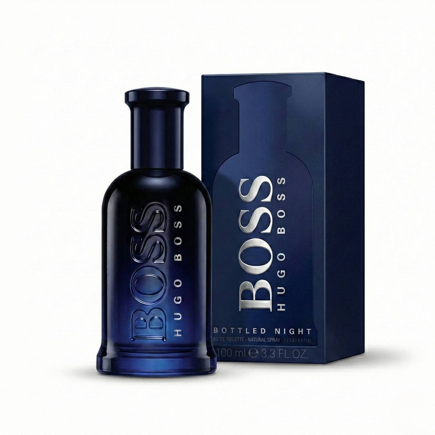 BOSS Eau de Toilette Bottled Night Eau de Toilette – Intensiver, aromatisch-holziger, Herrenduft mit Lavendel, Birkenblättern, Veilchen & Moschus 100ml