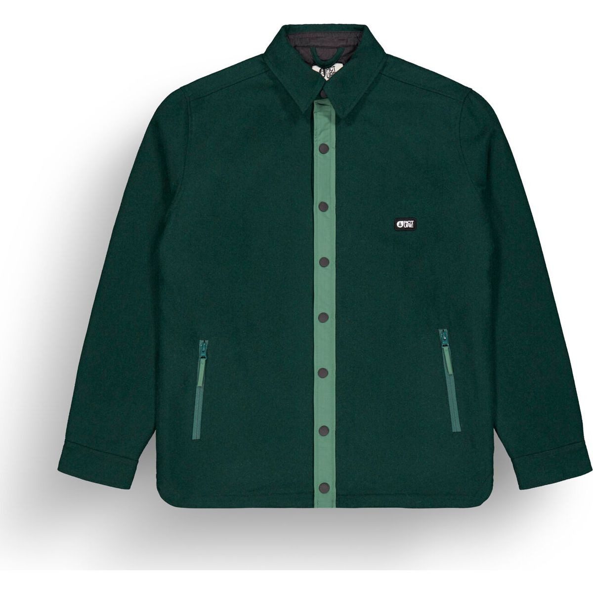Picture Outdoorbluse Coltone Shirt Stilvolles Herrenhemd aus Wolle mit praktischen Details für urbanen