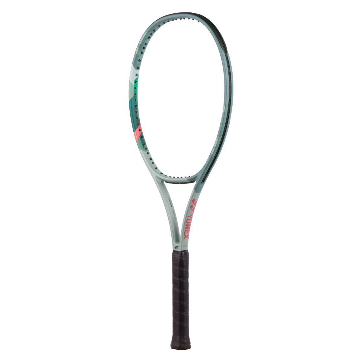Yonex Tennisschläger Percept 100in/300g/Turnier olivegrün - unbesaitet