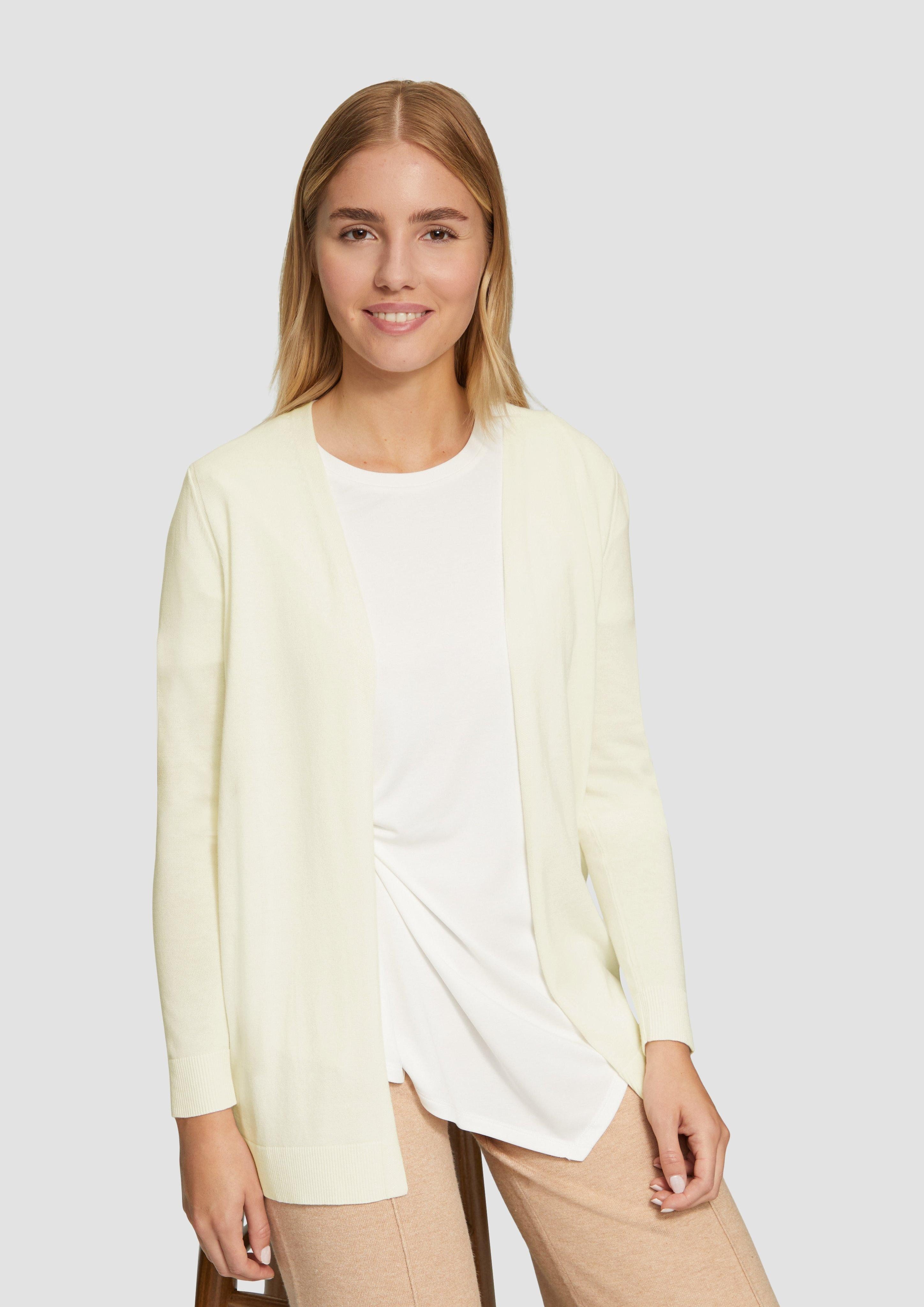 s.Oliver Strickjacke Cardigan aus Baumwollmix günstig online kaufen
