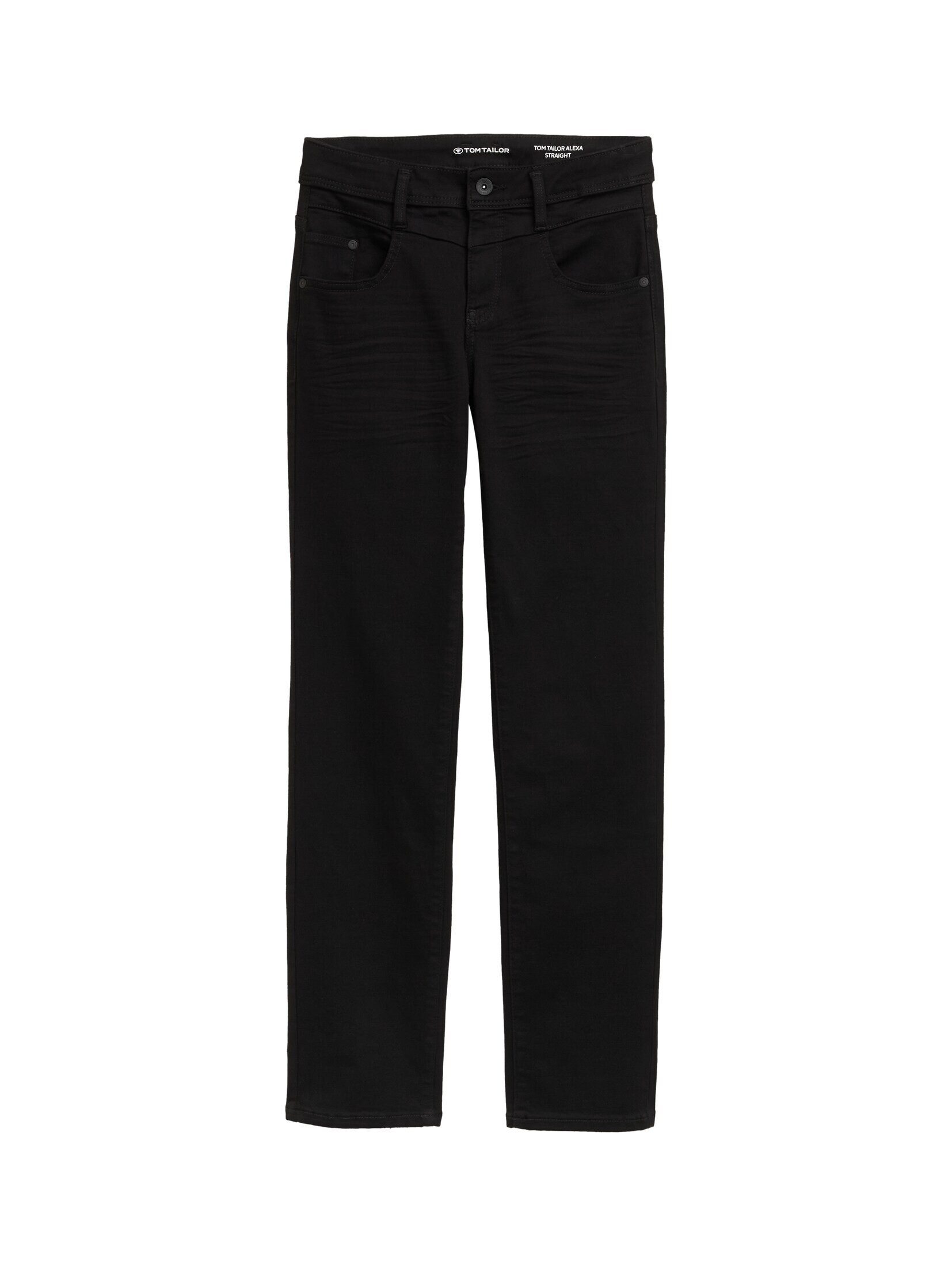 TOM TAILOR Straight-Jeans Jeanshosen TTALEXA STRAIGHT Jeans