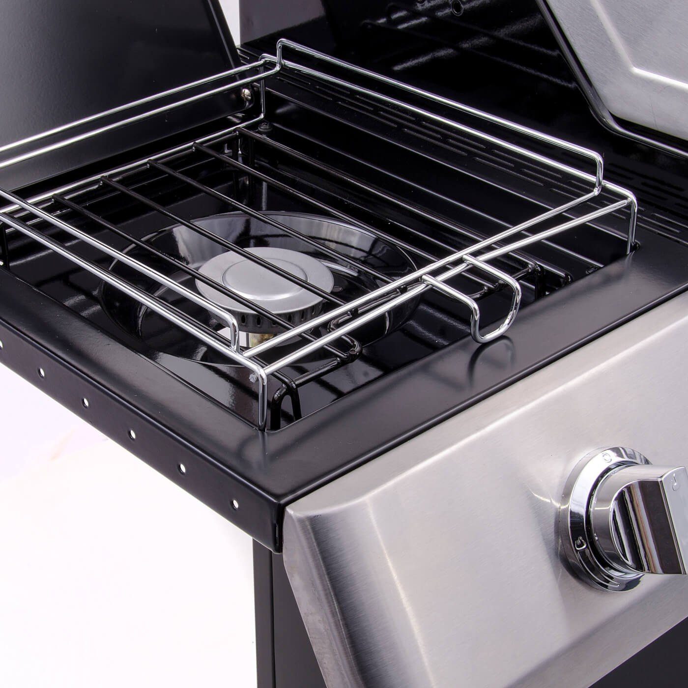 Char-Broil Grillplatte Guss Grill BBQ Zubehör Aufsatz Seitenbrenner Bratplatte