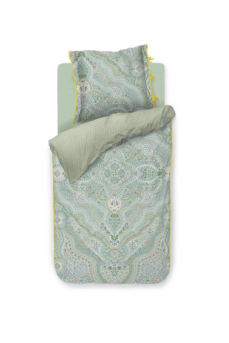 PiP Studio Bettwäsche Bettwäsche DE Alfombra Light Blue 135x200 blau, Baumwolle, 2 teilig, bettwäsche 135x200 baumwolle reißverschluss warm baumwolle bettwäsche