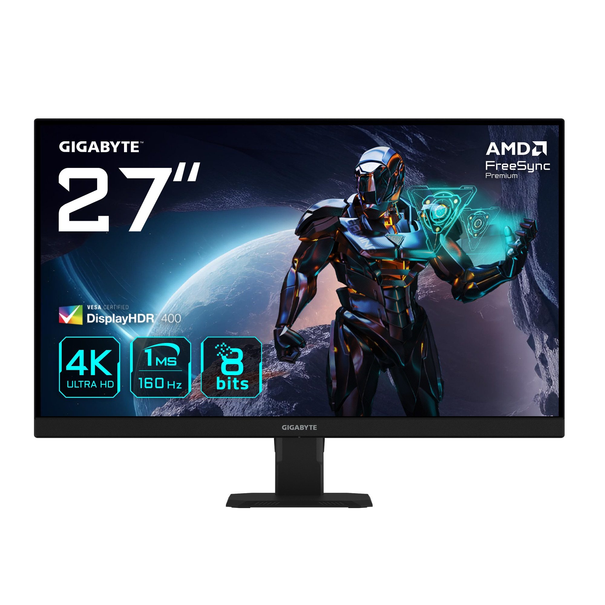 Gigabyte GS27U Gaming-Monitor (68,4 cm/27 ", 3840 x 2160 px, UHD, 1 ms Reaktionszeit, 160 Hz, IPS-LCD)