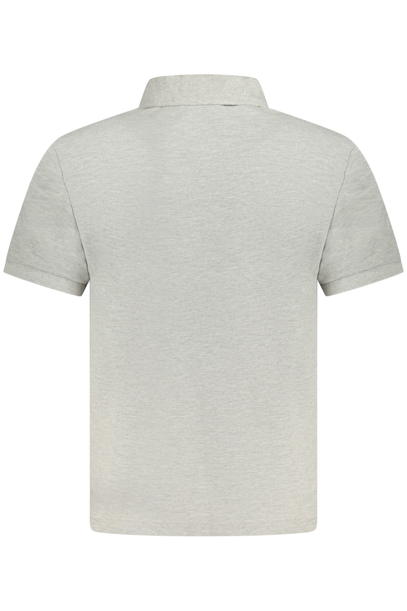 North Sails Poloshirt Graues Herren Kurzarm-Poloshirt mit Logo und