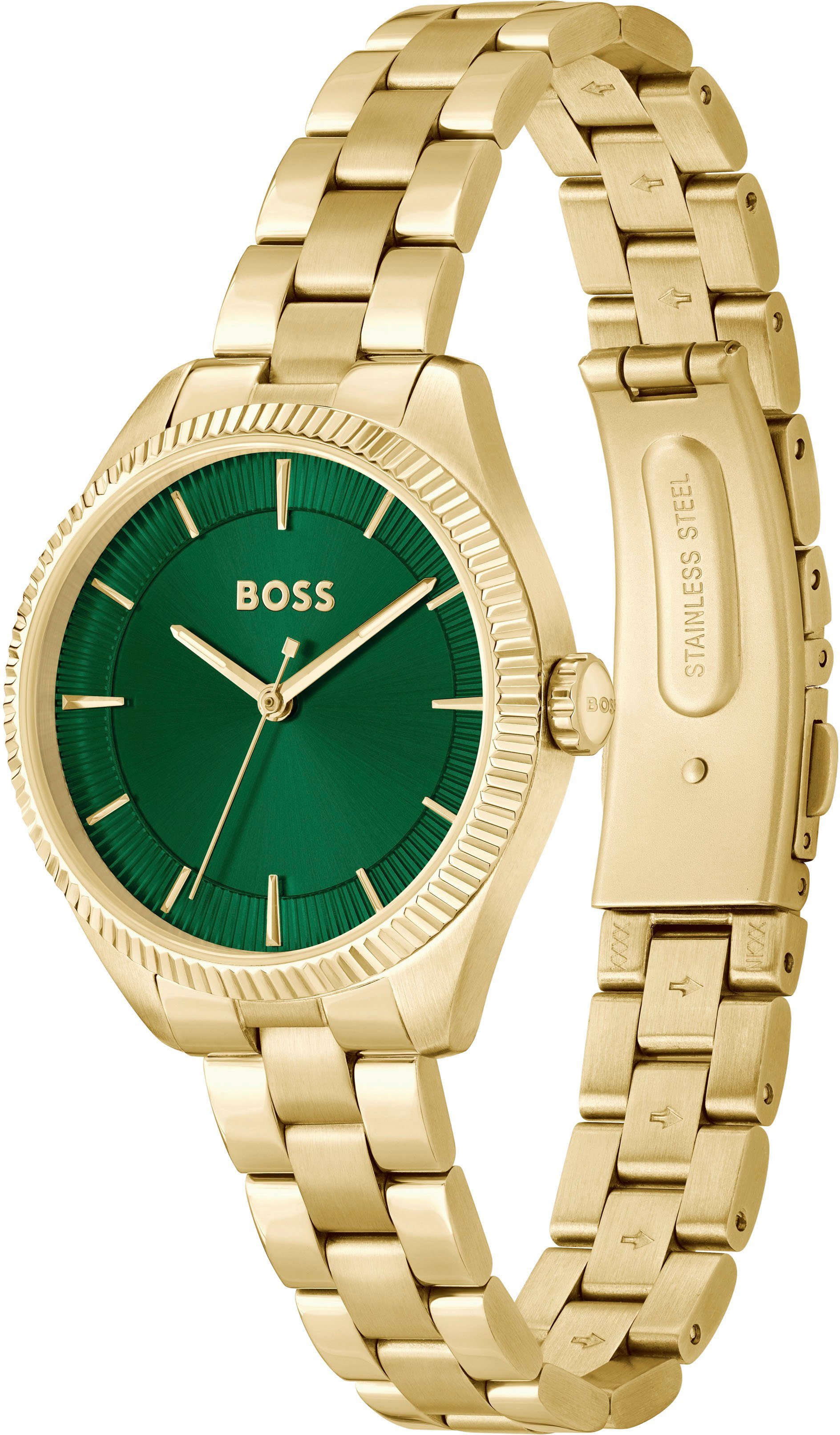 BOSS Quarzuhr SAGE 1502729, Damenuhr, Armbanduhr, günstig online kaufen