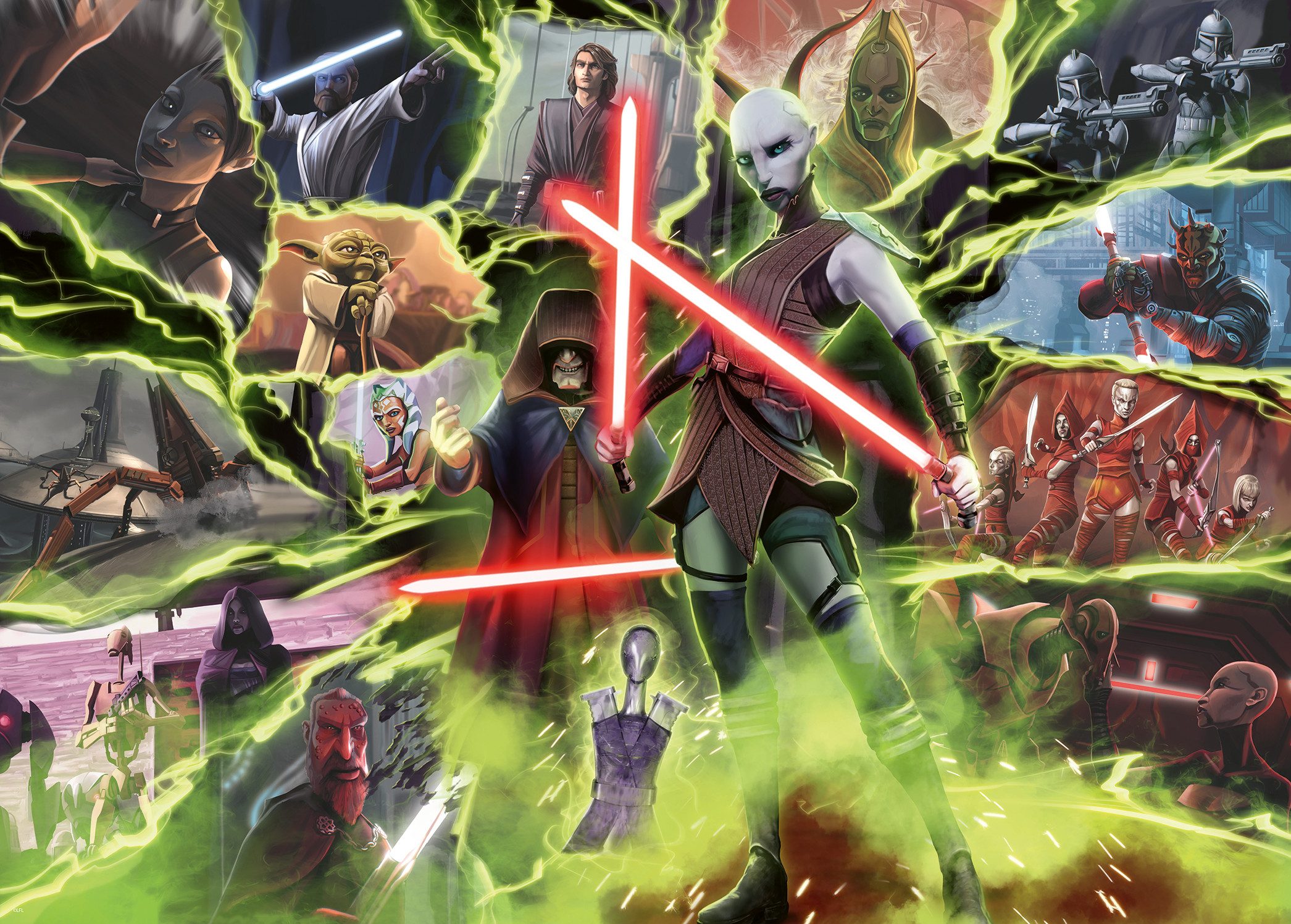 Ravensburger Puzzle Star Wars Villainous: Asajj Ventress, 1000 Puzzleteile, günstig online kaufen
