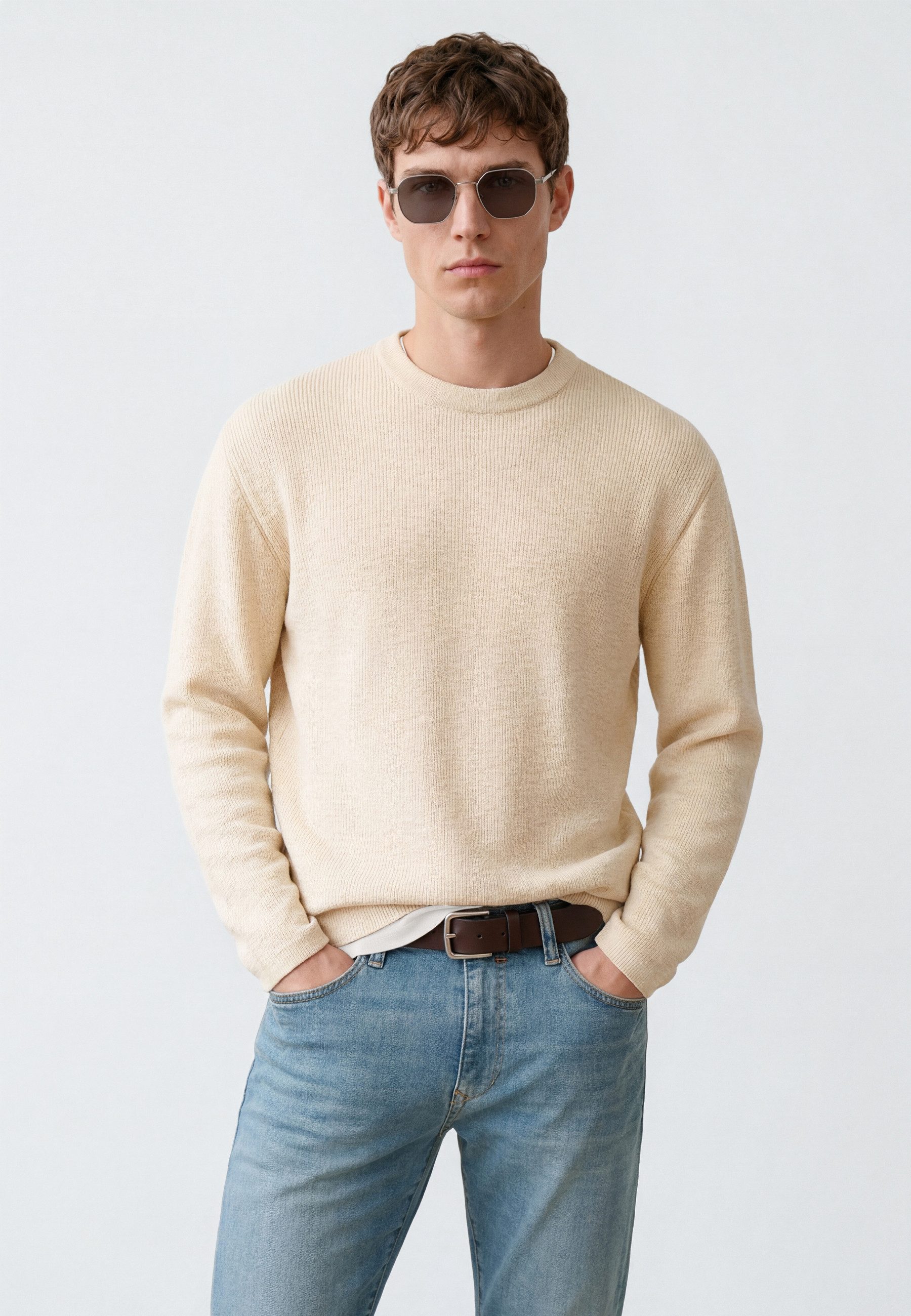 Mavi Rundhalspullover CREW NECK SWEATER Premium Pullover