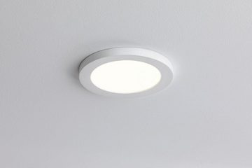 Paulmann LED Einbaustrahler LED Einbaupanel Cover-it rund 116mm 6W 3.000K Weiß matt, LED fest integriert, Warmweiß, LED Einbaupanel Cover-it rund 116mm 6W 3.000K Weiß matt